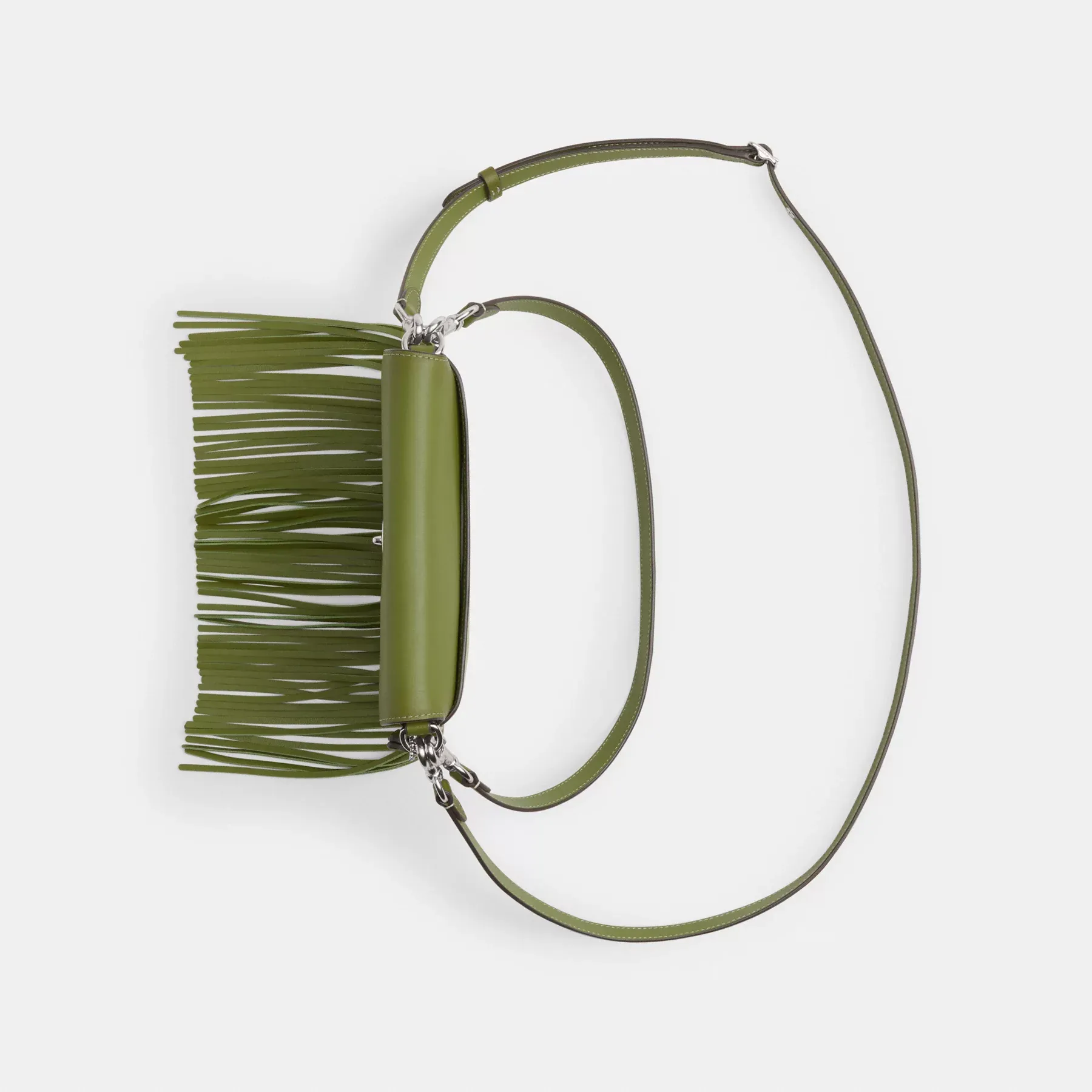 COACH 1964 fransväska Mörk lime