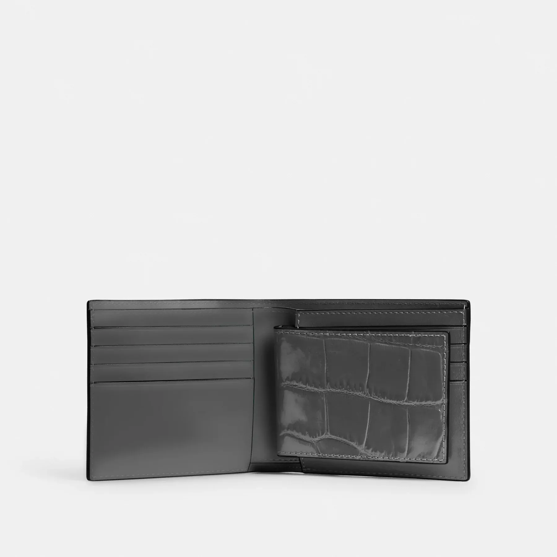 COACH 3-i-1 plånbok Kol
