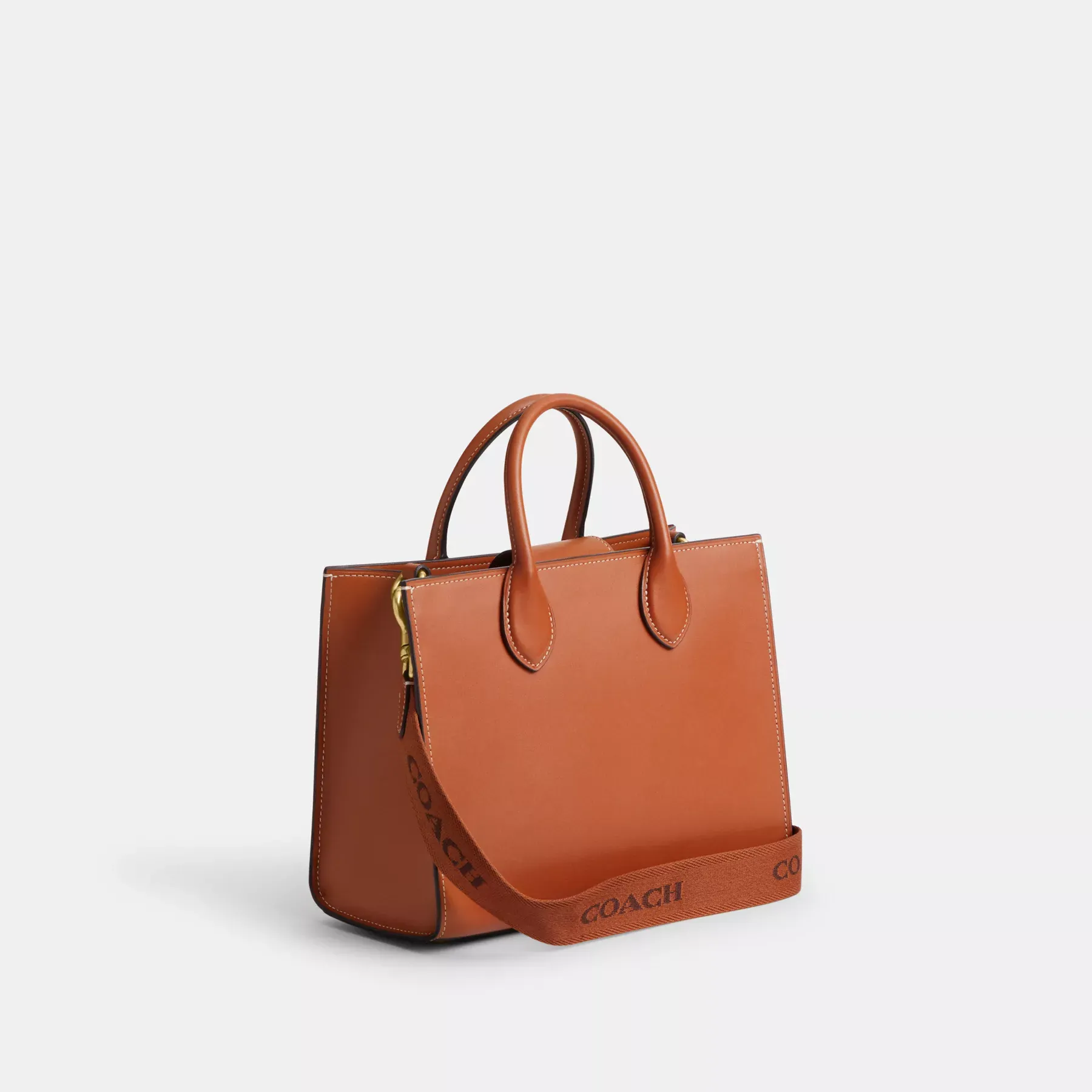 COACH Ace Tote Bag 26 Brunnerad bärnsten