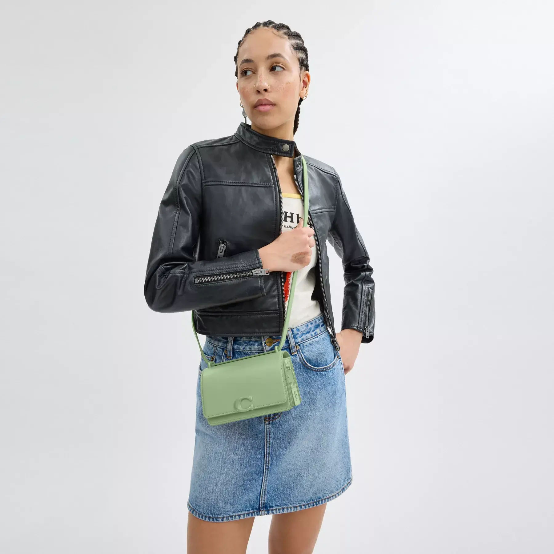 COACH Bandit Crossbody Blek pistage COACH Bandit Crossbody Blek pistage