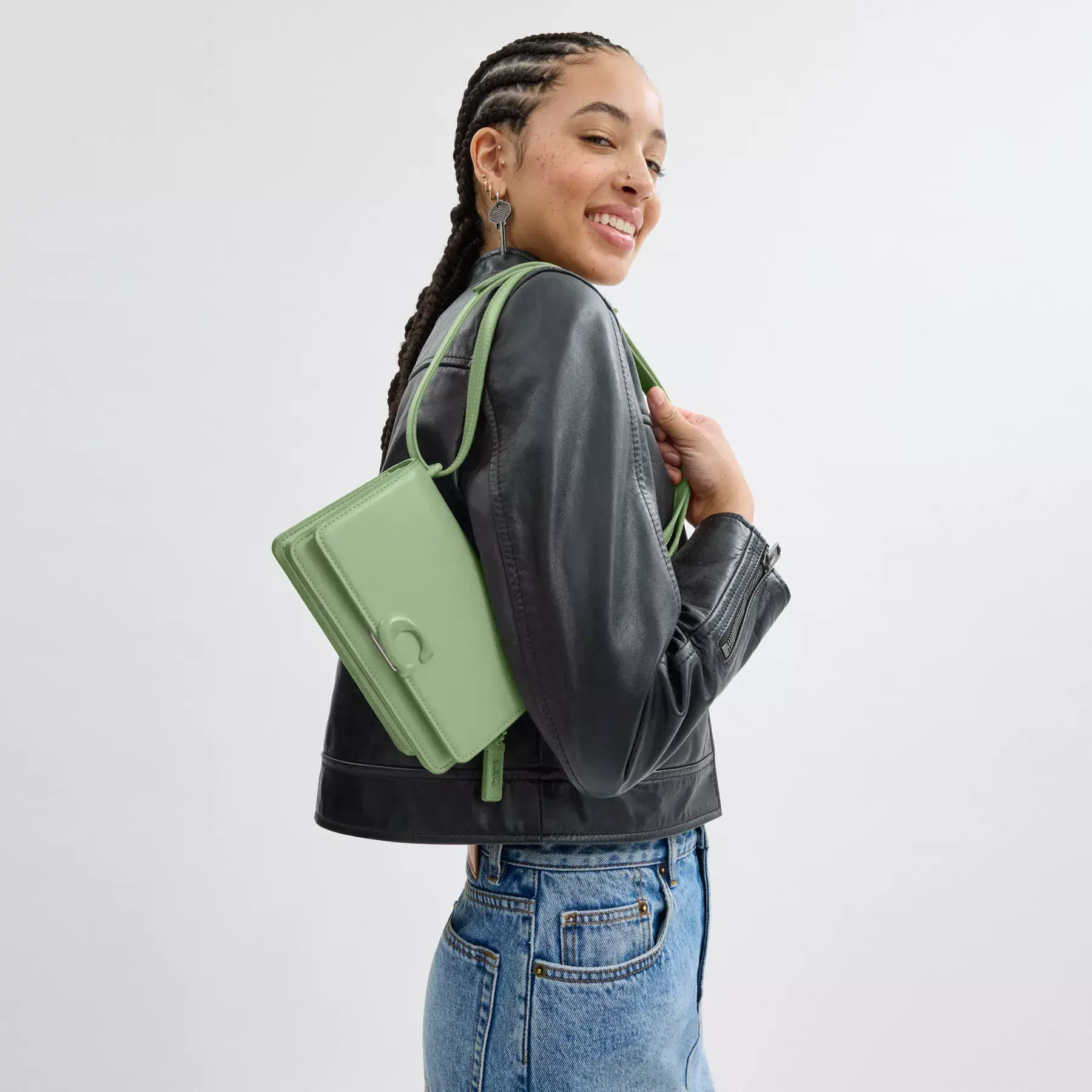 COACH Bandit Crossbody Blek pistage COACH Bandit Crossbody Blek pistage