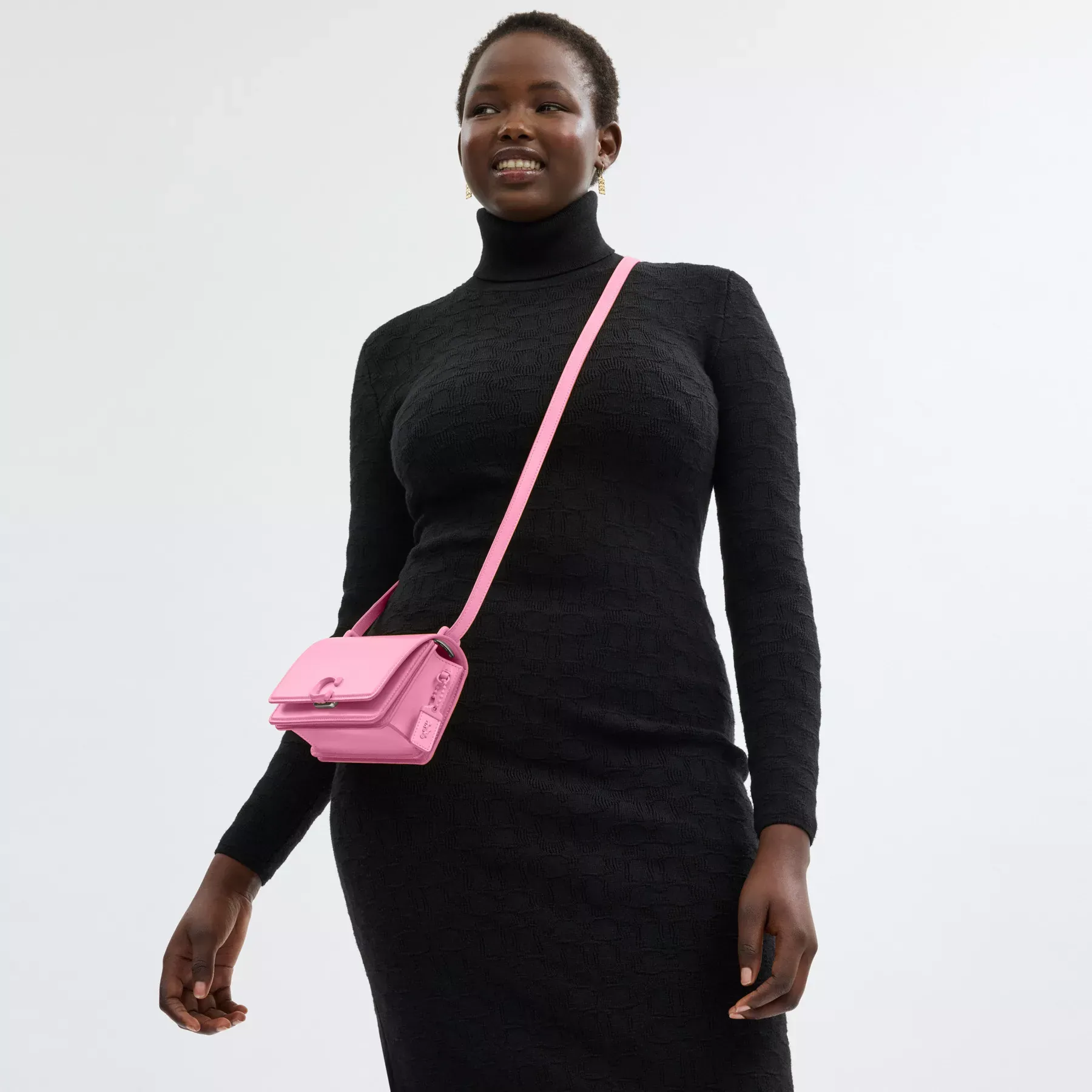 COACH Bandit Crossbody Levande rosa COACH Bandit Crossbody Levande rosa