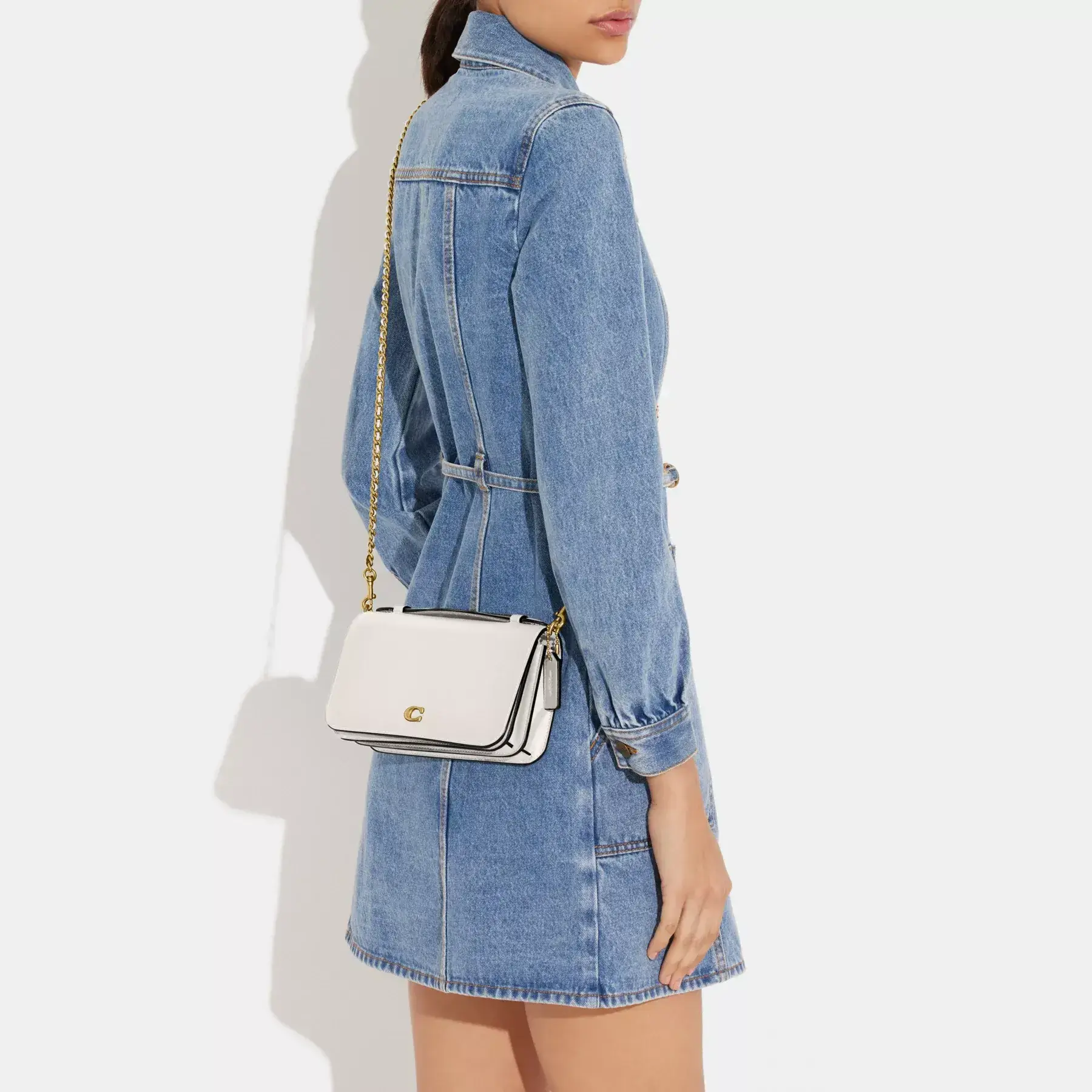 COACH Bea Crossbody-väska Krita COACH Bea Crossbody-väska Krita