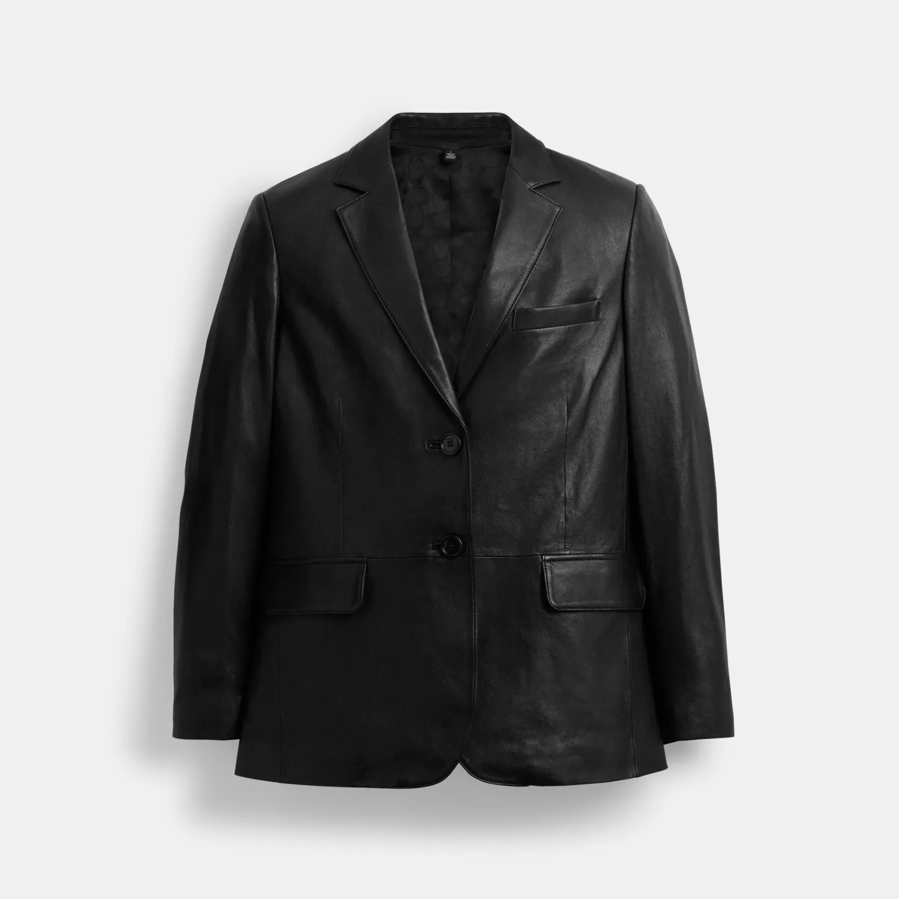 COACH Blazer i läder Svart