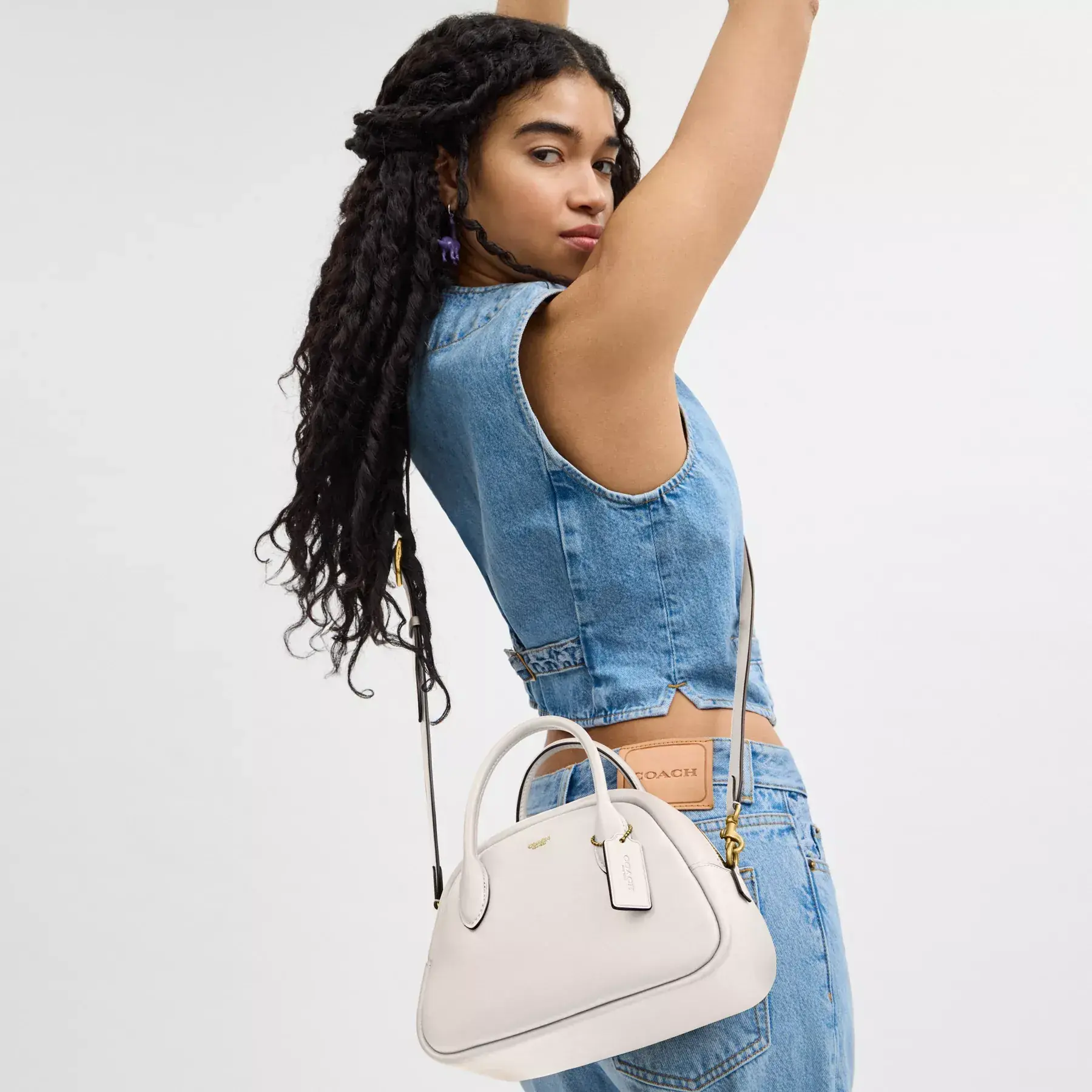 COACH Borough Bowling Bag Krita COACH Borough Bowling Bag Krita