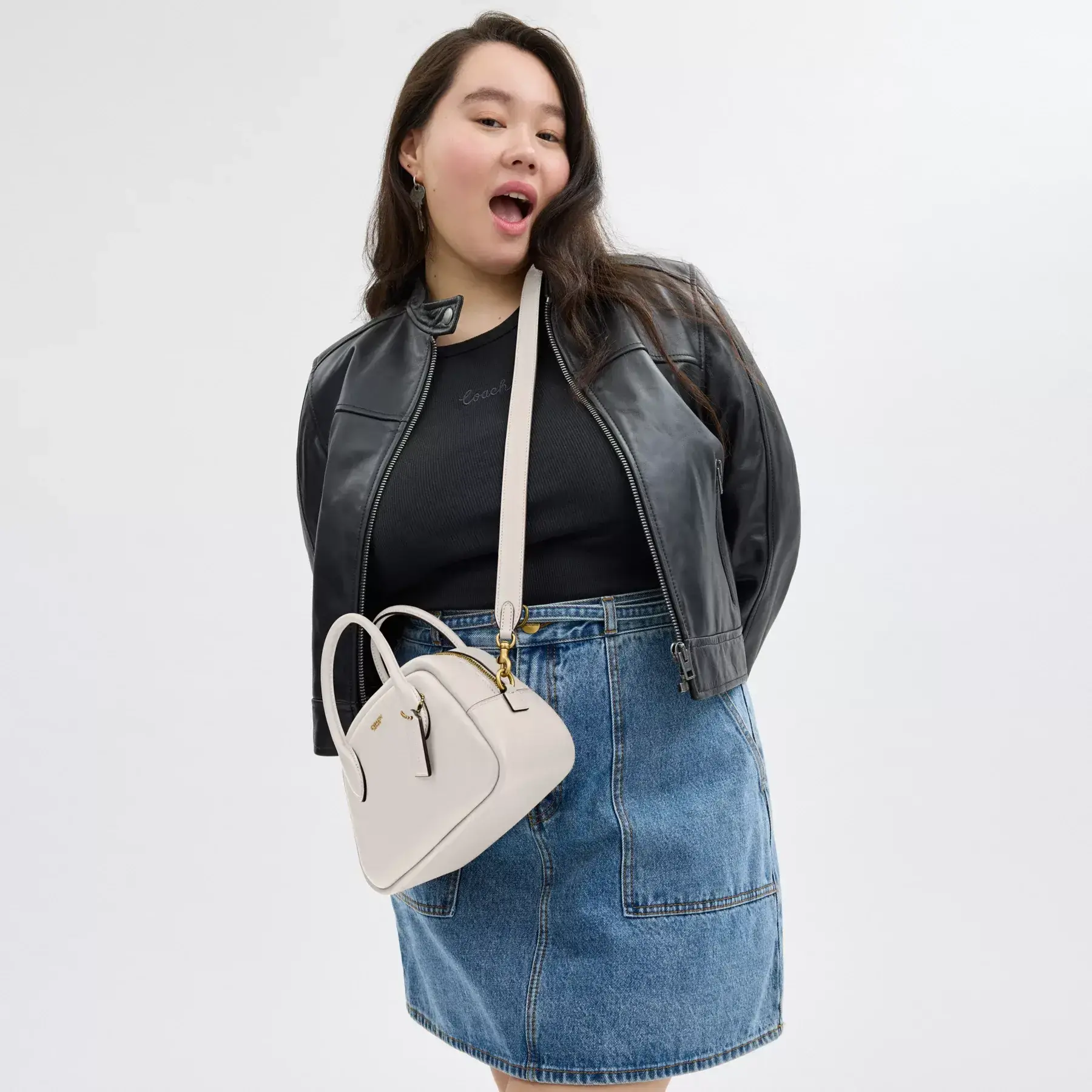 COACH Borough Bowling Bag Krita COACH Borough Bowling Bag Krita