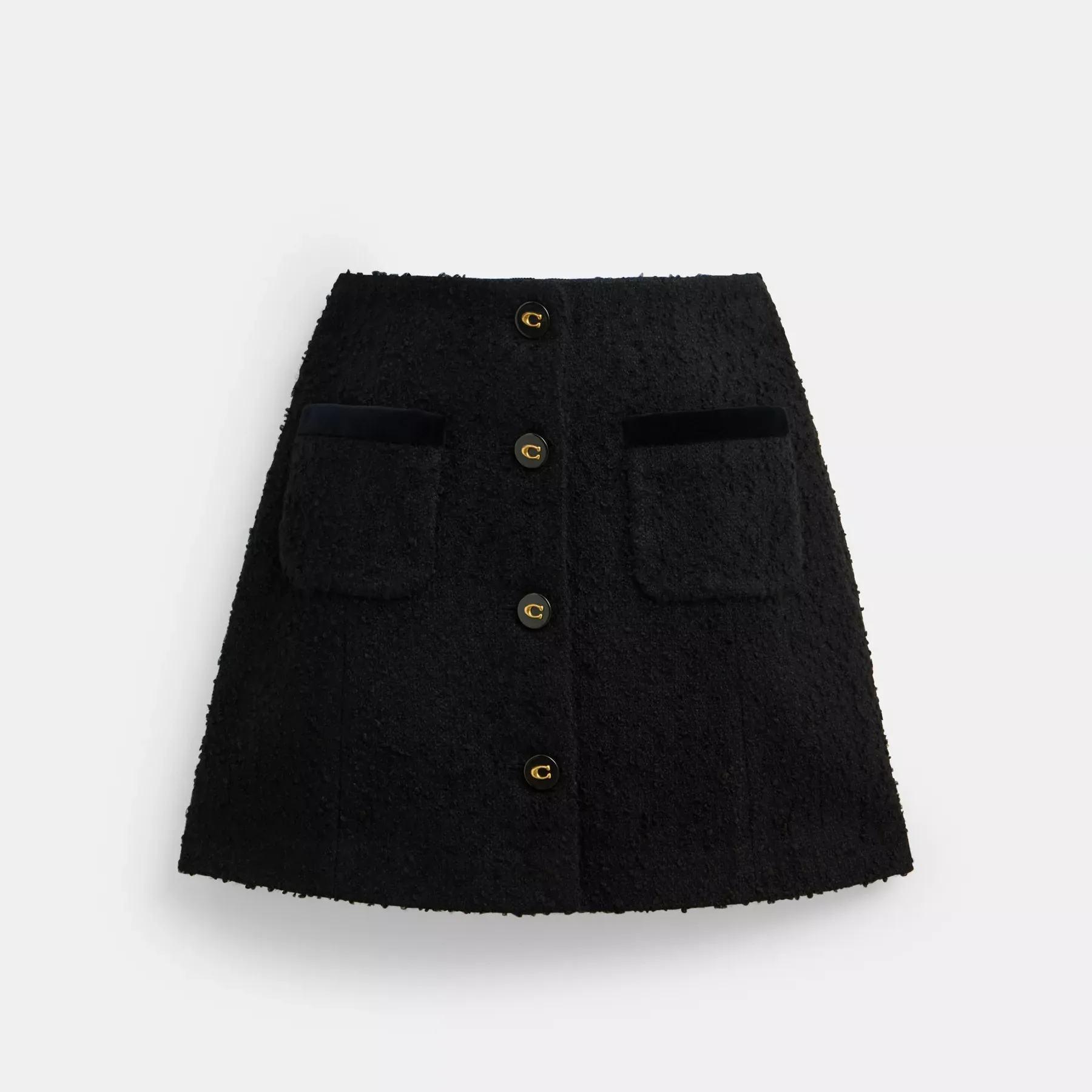 COACH Boucle kjol Svart