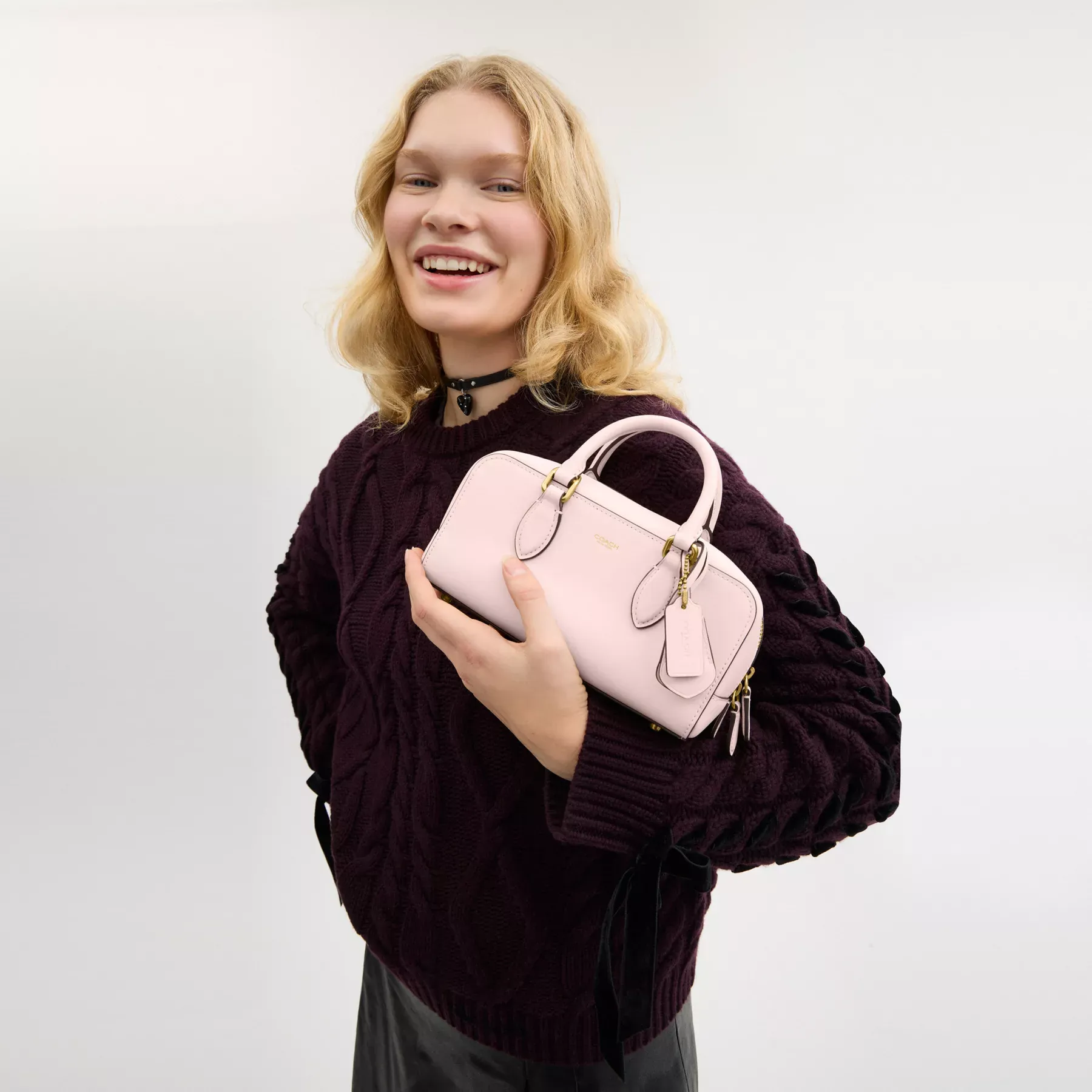COACH Bowery Satchel 22 B4/rouge COACH Bowery Satchel 22 B4/rouge