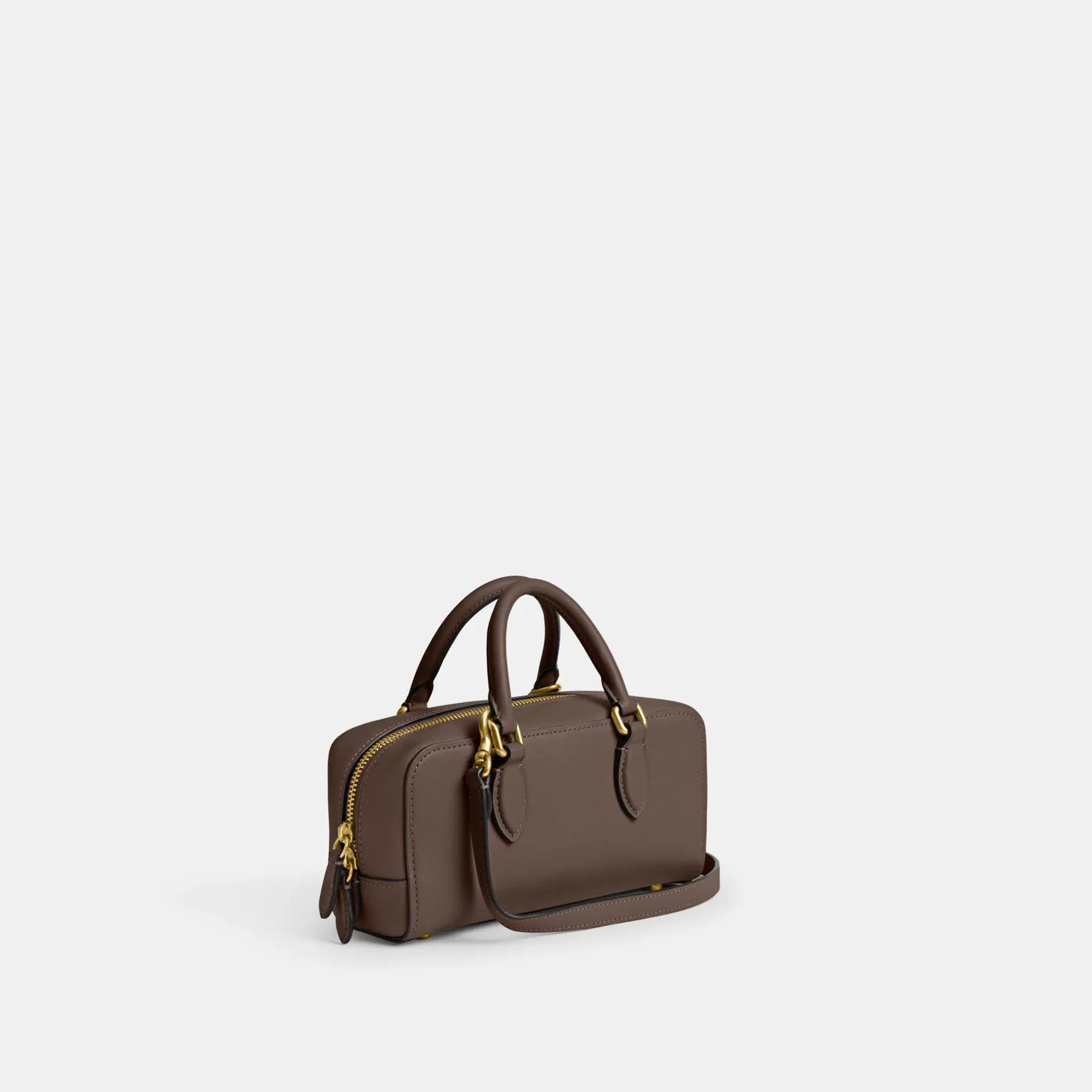COACH Bowery Satchel 22 Mörk sten