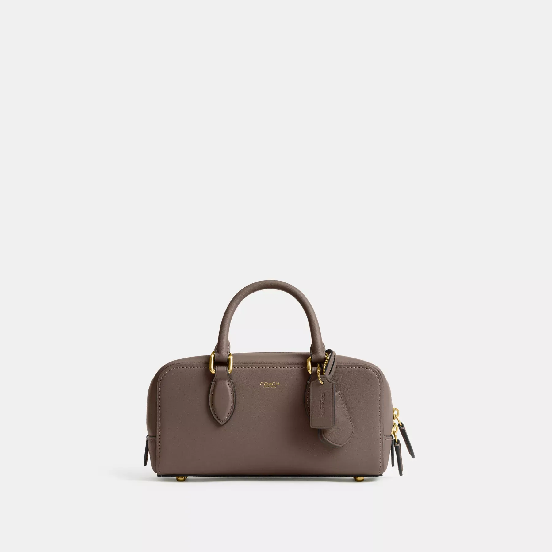 COACH Bowery Satchel 22 Mörk sten