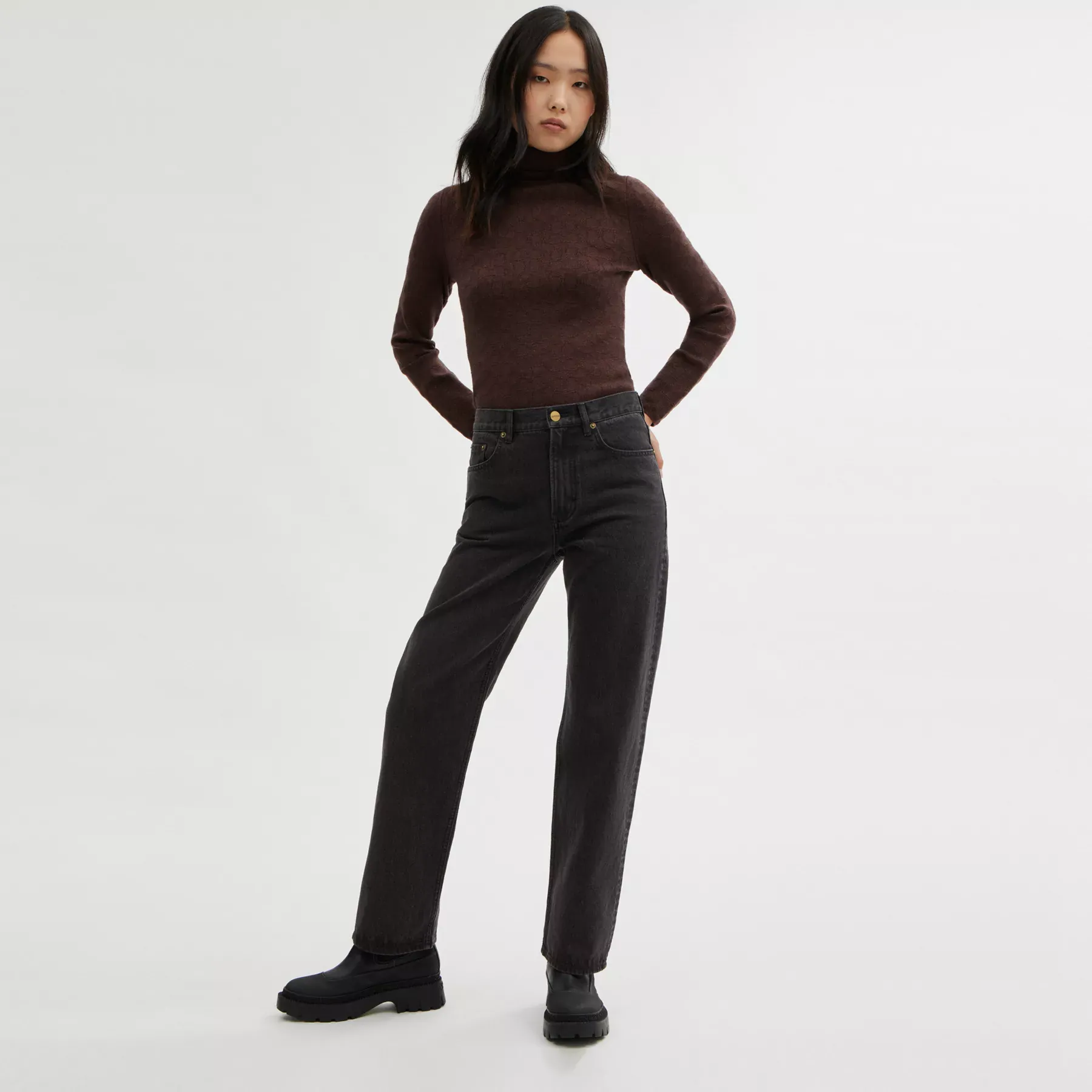 COACH Boyfriend Jeans Svart