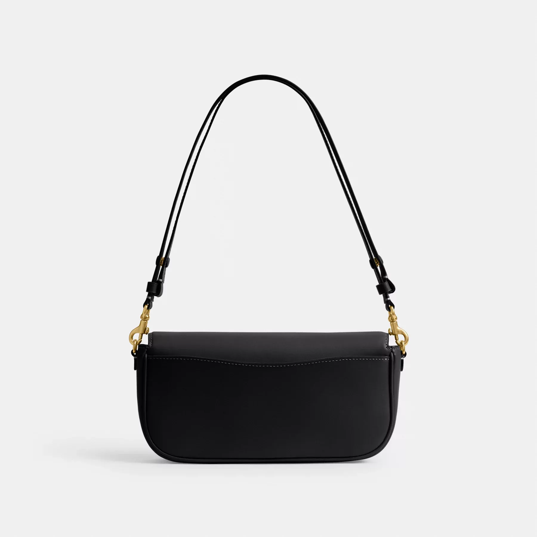 COACH Brook Flap Chain Bag Svart COACH Brook Flap Chain Bag Svart