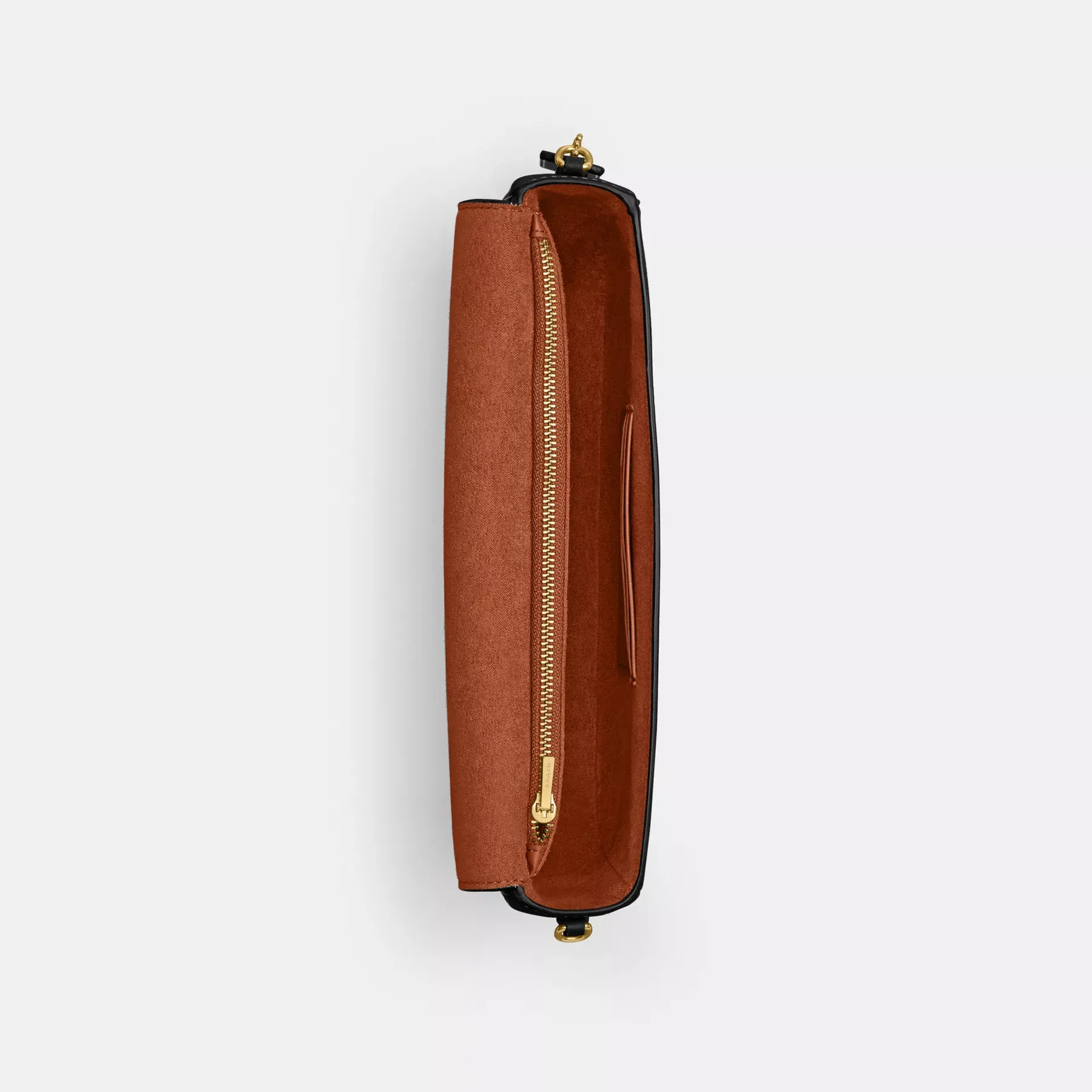 COACH Brook Flap Chain Bag Svart COACH Brook Flap Chain Bag Svart
