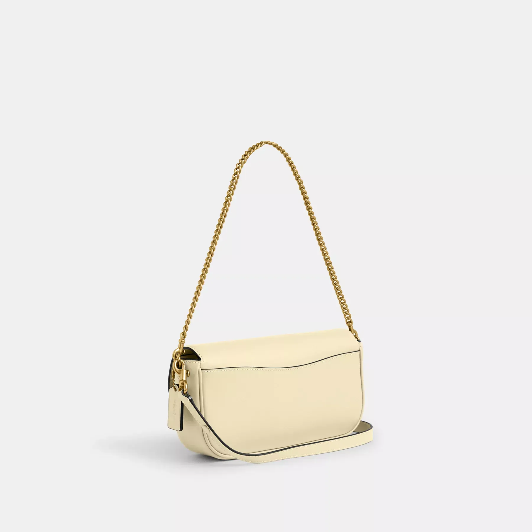 COACH Brook Flap Chain Bag Månsken