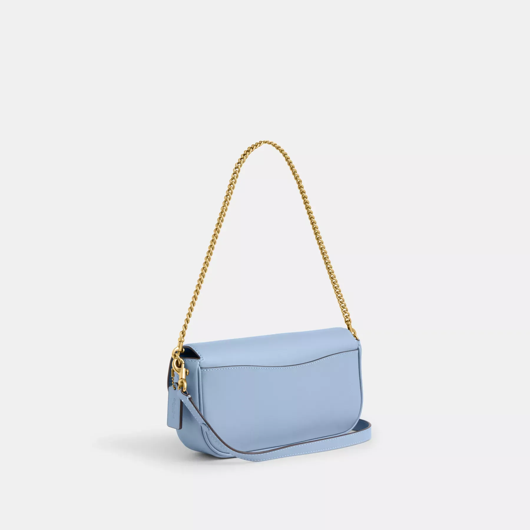COACH Brook Flap Chain Bag Blåklocka COACH Brook Flap Chain Bag Blåklocka