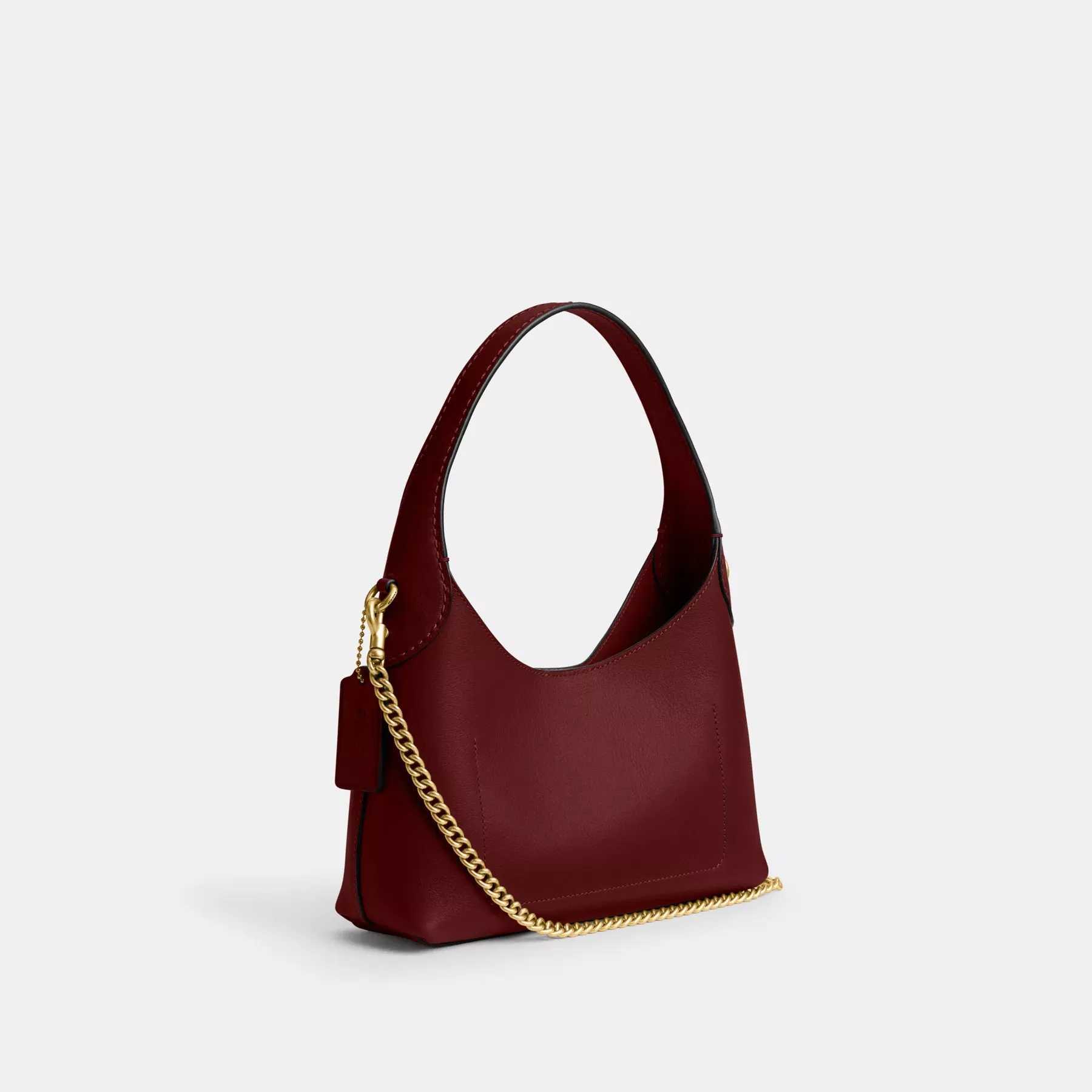 COACH Brooklyn axelväska 23 Mörk Ruby COACH Brooklyn axelväska 23 Mörk Ruby
