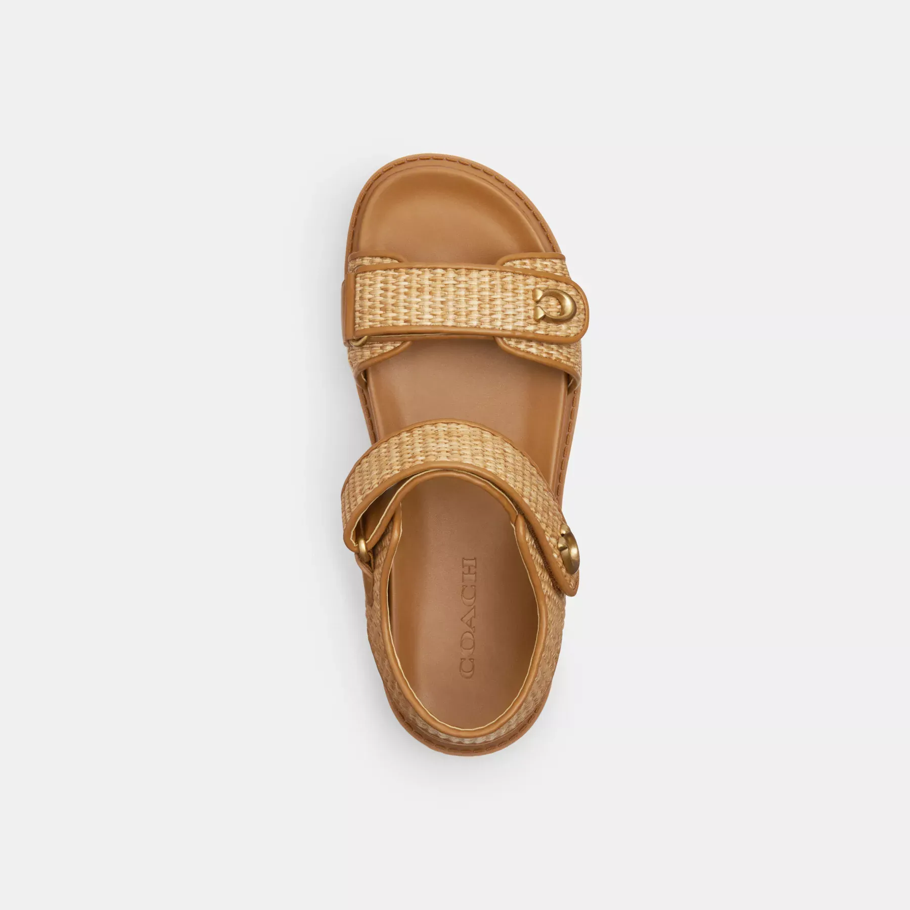 COACH Brynn Sandal Naturlig COACH Brynn Sandal Naturlig