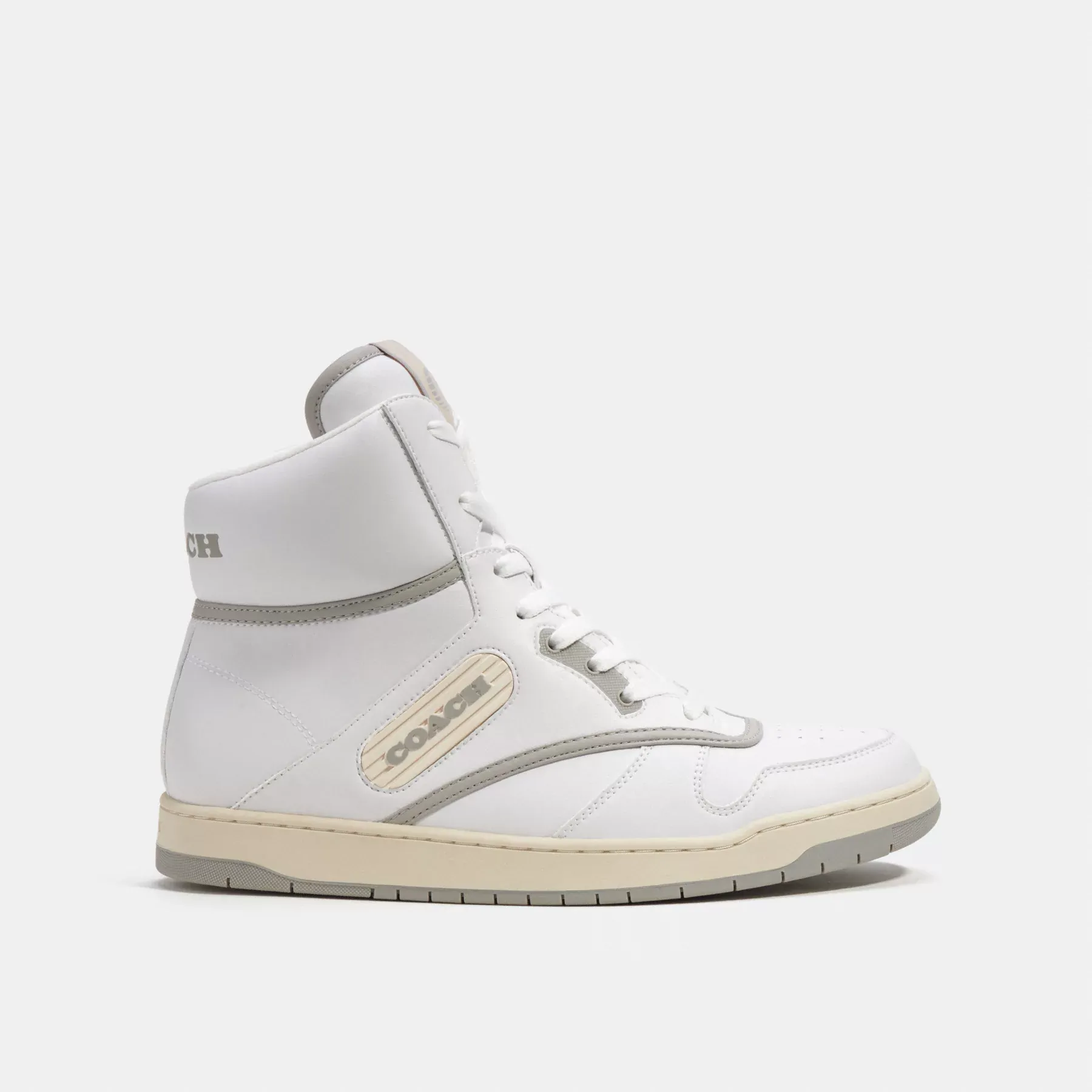COACH C202 High Top Sneaker Optik Vit