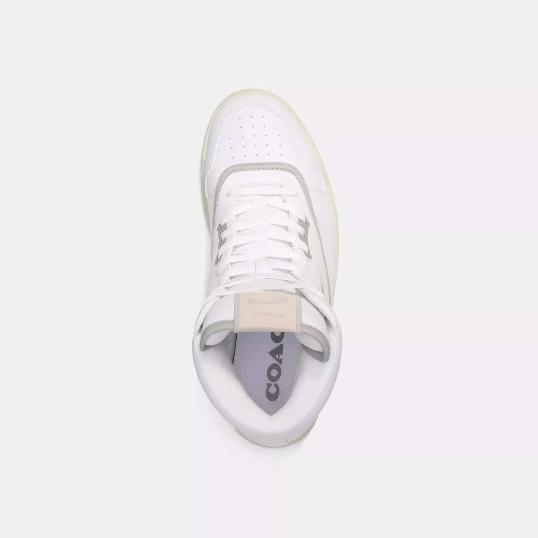 COACH C202 High Top Sneaker Optik Vit COACH C202 High Top Sneaker Optik Vit