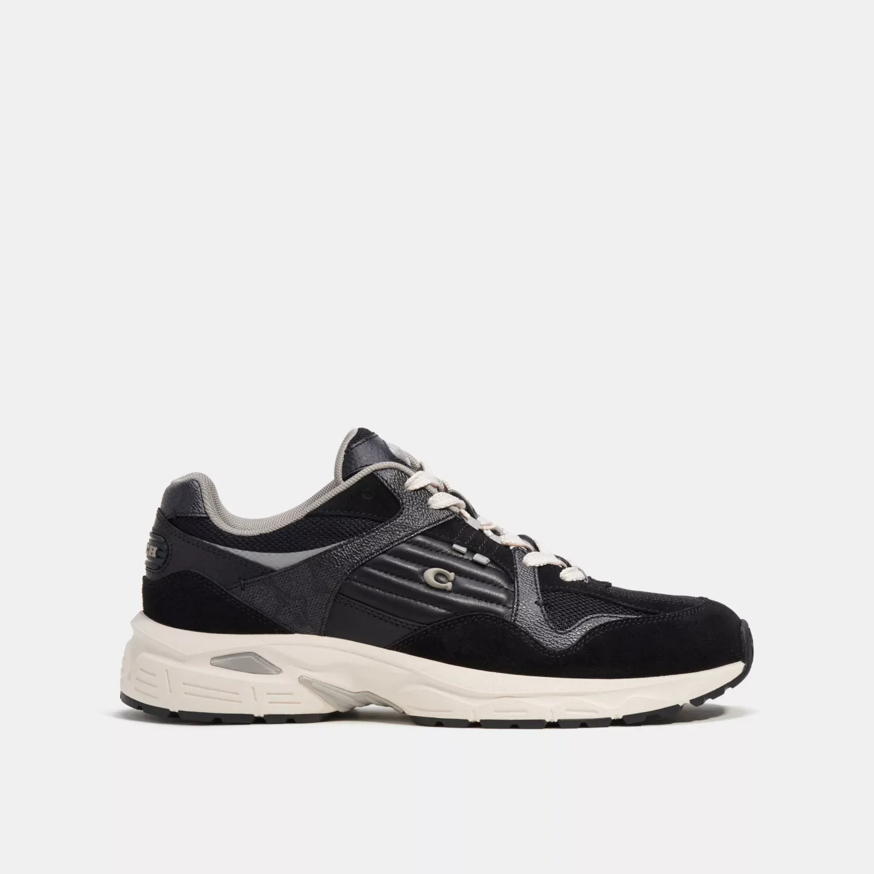COACH C301 Sneaker Med Signatur Canvas Träkol/Svart