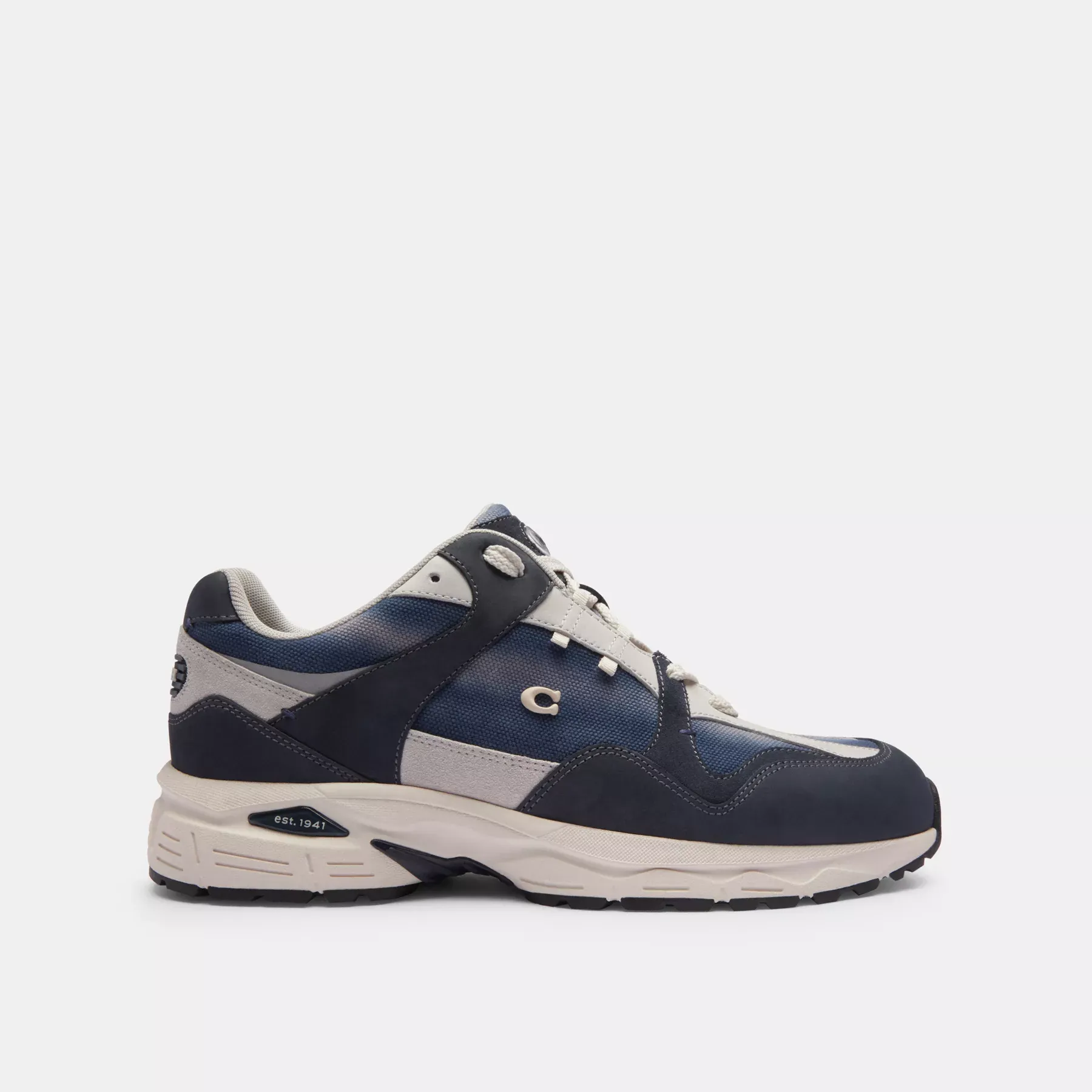 COACH C301 Sneaker med Tie-Dye Midnight Navy