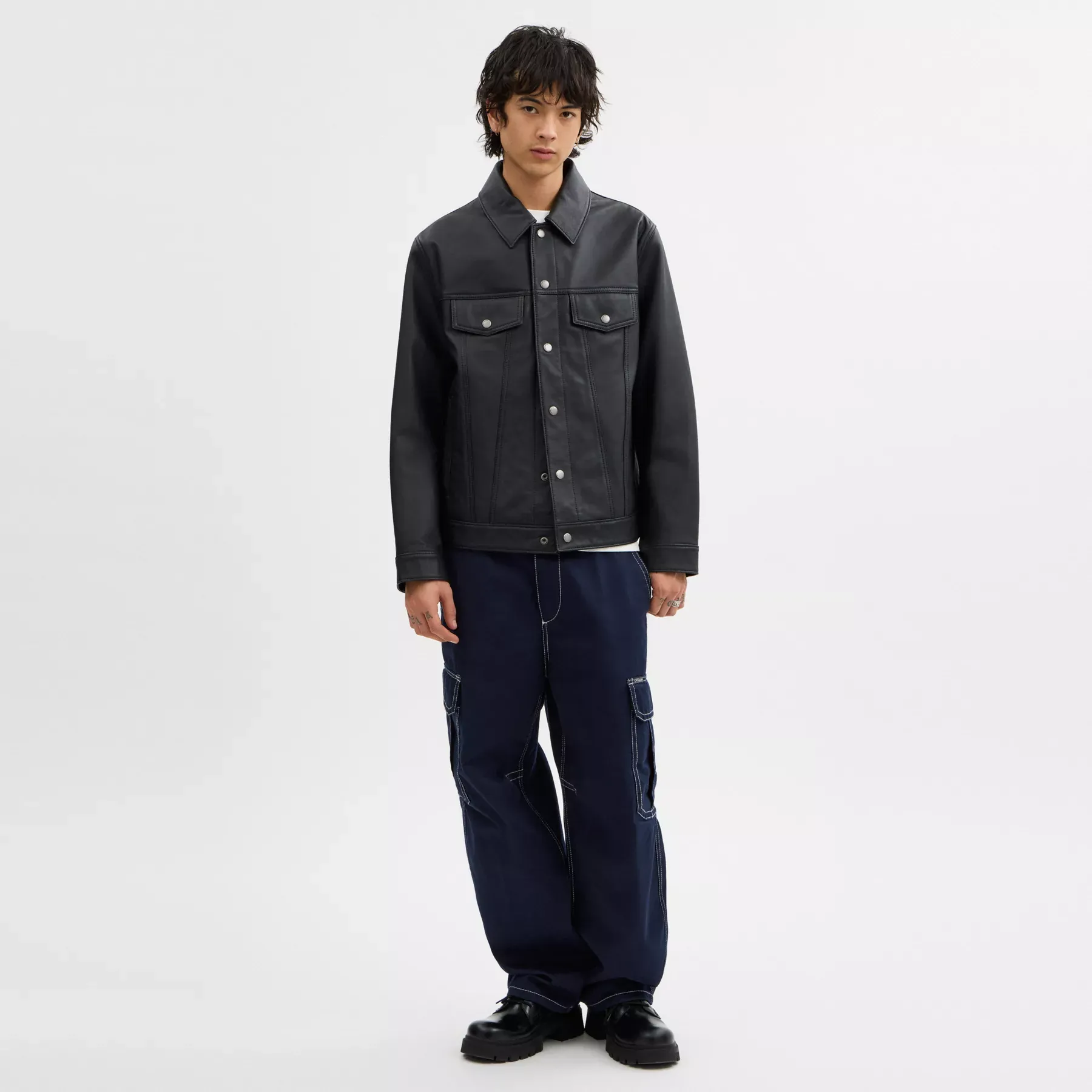 COACH Cargo Pant Asia Fit Marinblå