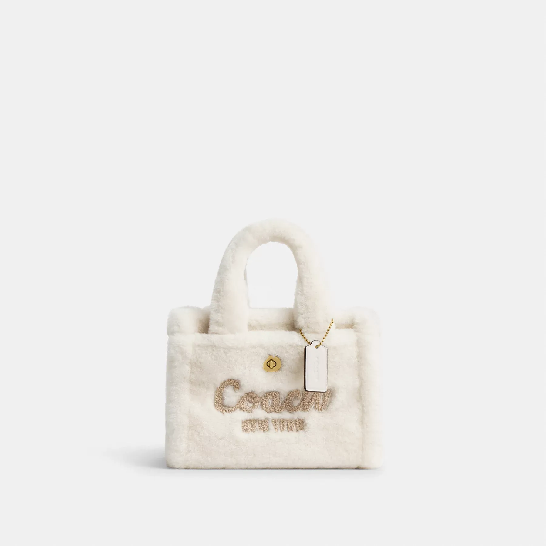 COACH Cargo Tote Bag 20 I Shearling Krita