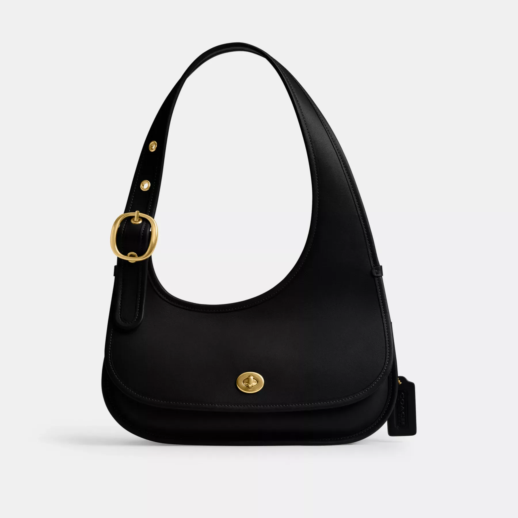 COACH Cashin Carry Crescent Bag Svart