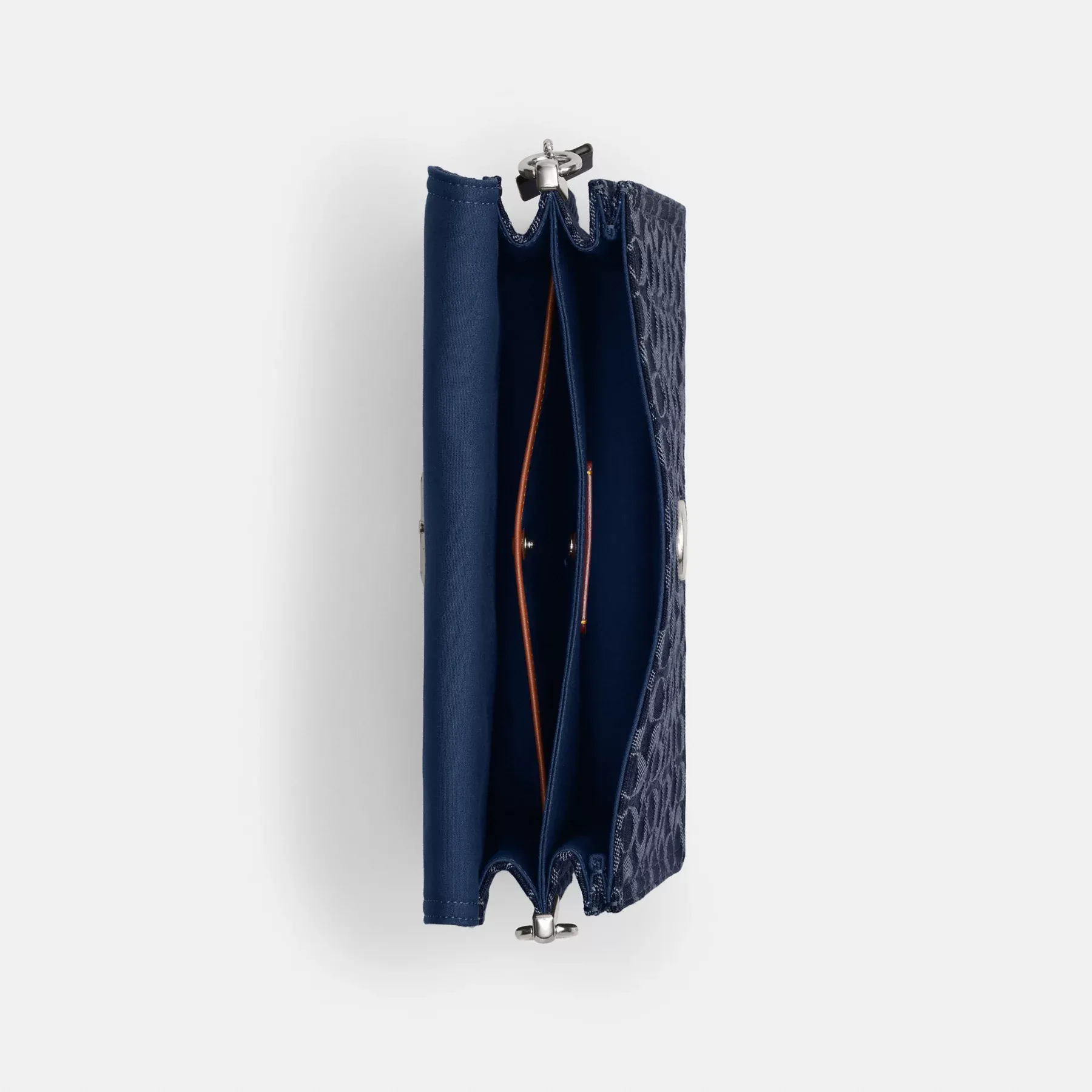 COACH Chain Tabby Axelväska 30 I Signature Denim Deep Blue Multi COACH Chain Tabby Axelväska 30 I Signature Denim Deep Blue Multi