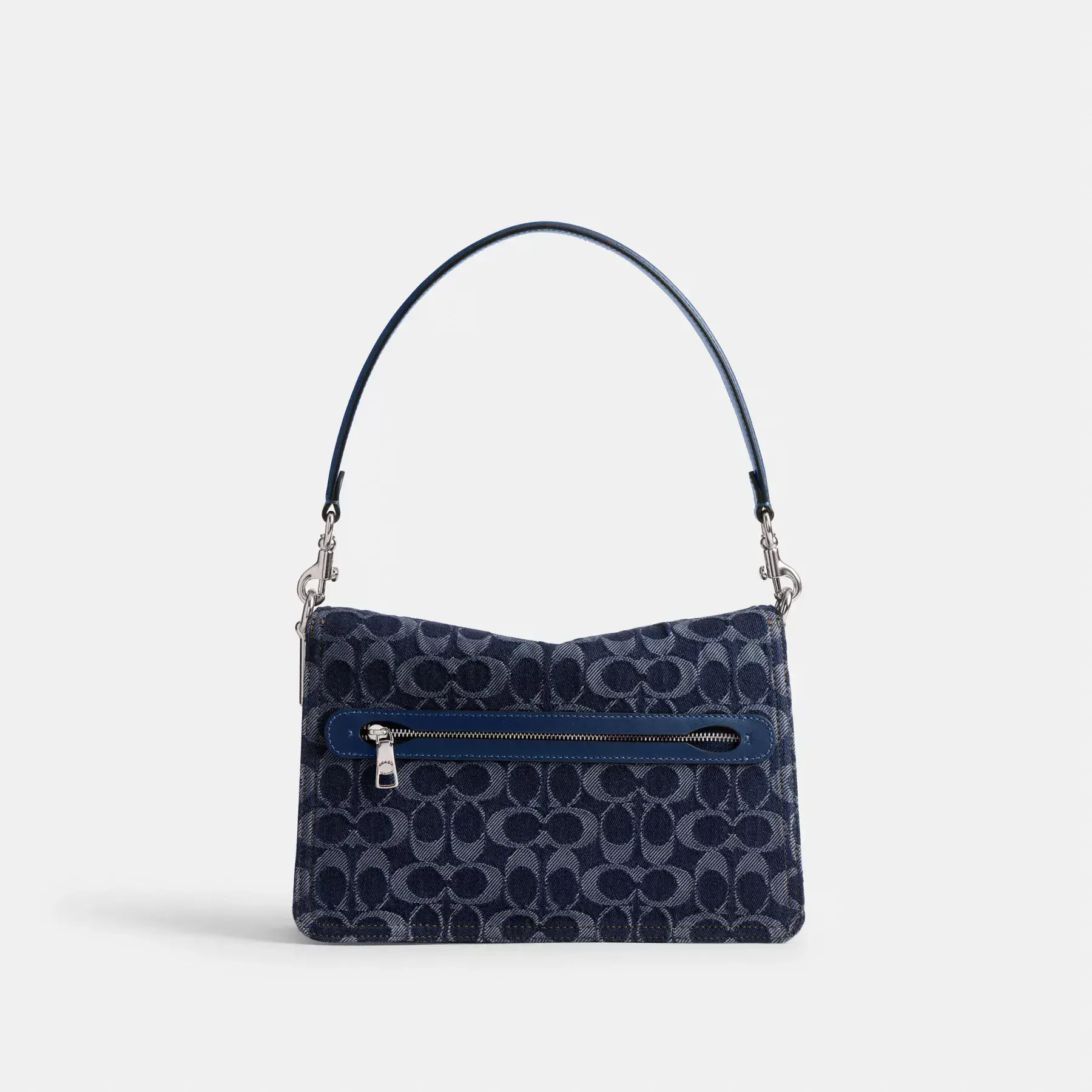 COACH Chain Tabby Axelväska I Signature Denim Deep Blue Multi COACH Chain Tabby Axelväska I Signature Denim Deep Blue Multi