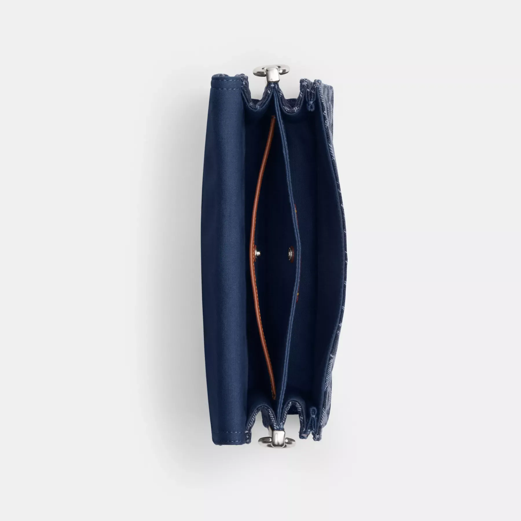 COACH Chain Tabby Axelväska I Signature Denim Deep Blue Multi COACH Chain Tabby Axelväska I Signature Denim Deep Blue Multi