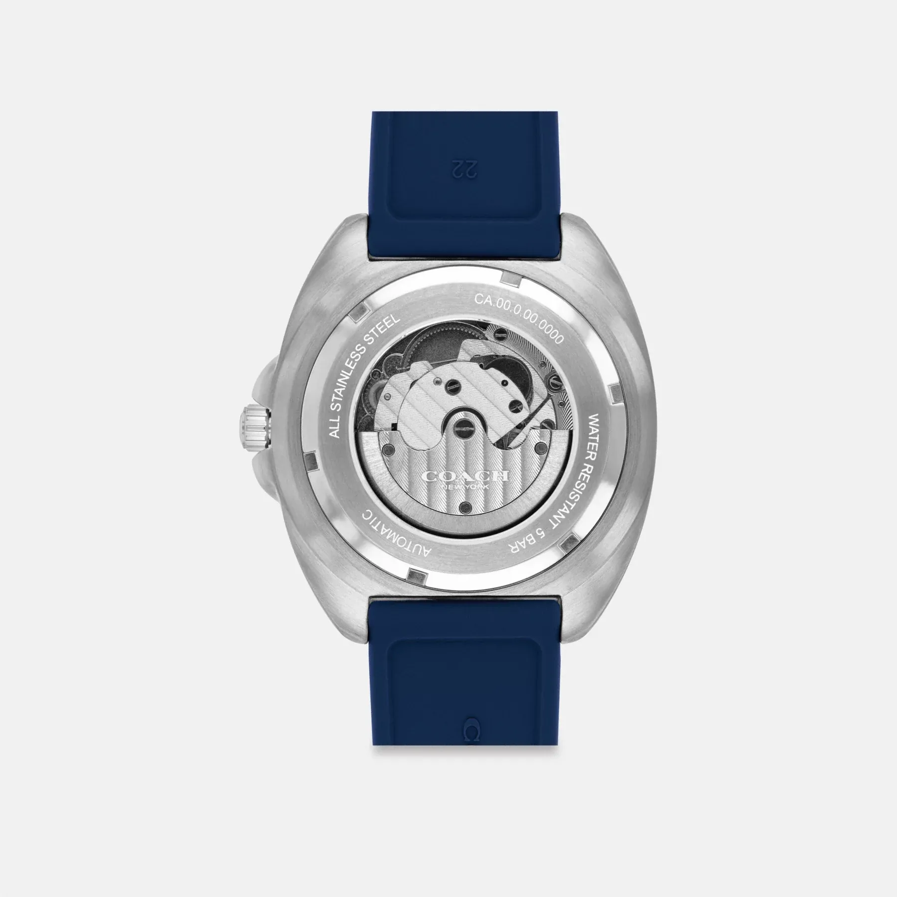 COACH Charter Automatic Watch, 44mm Blå COACH Charter Automatic Watch, 44mm Blå