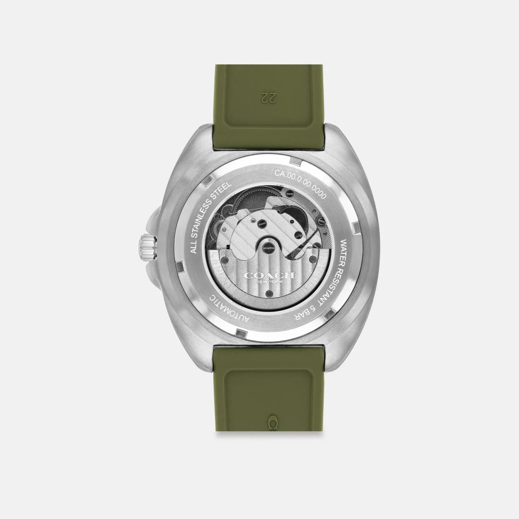 COACH Charter Automatic Watch, 44mm Grön COACH Charter Automatic Watch, 44mm Grön