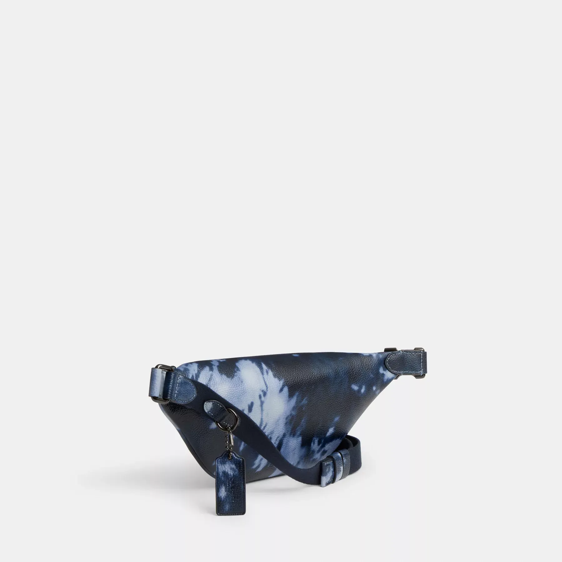 COACH Charter Bältesväska 7 Med Tie-Dye Print Midnight Navy Multi