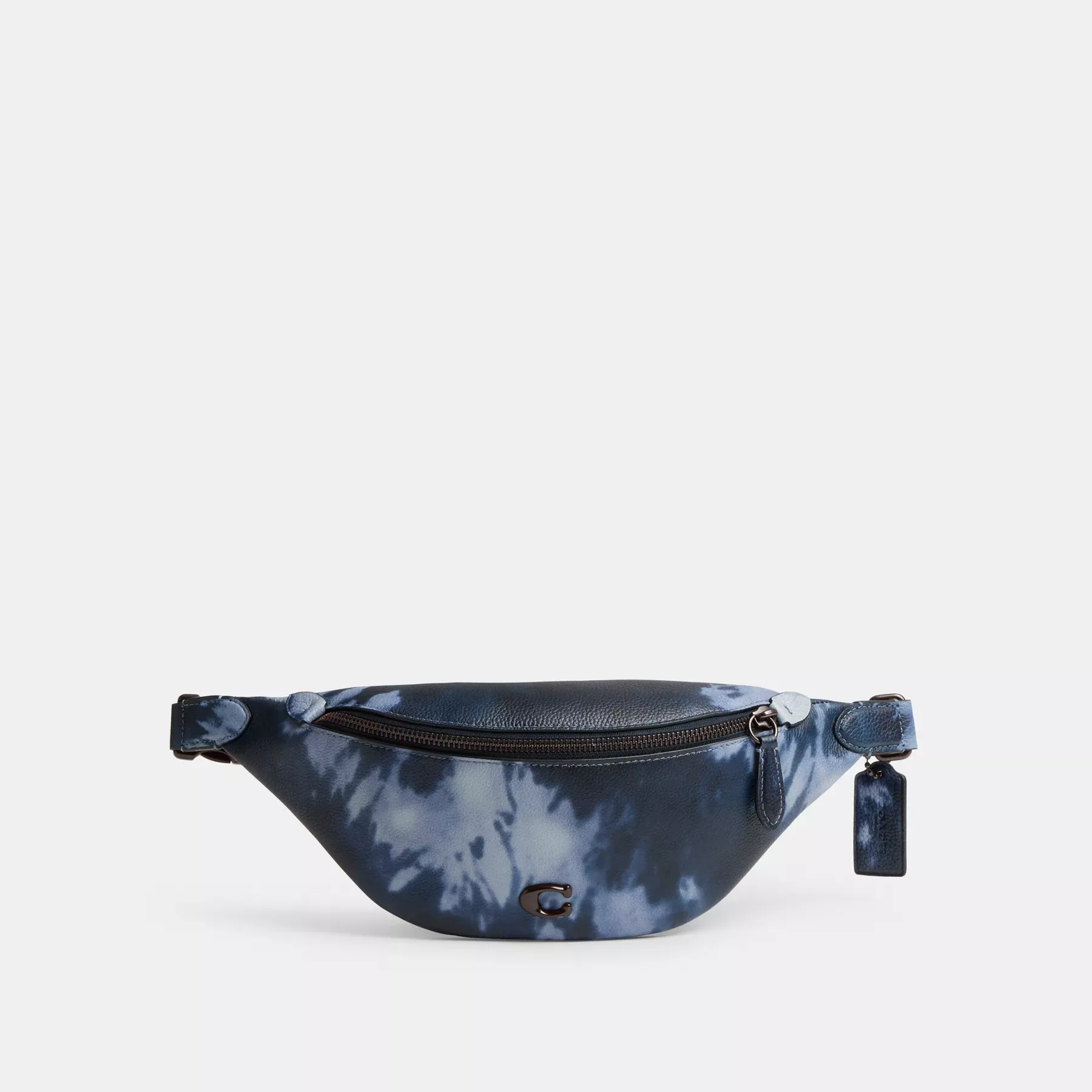 COACH Charter Bältesväska 7 Med Tie-Dye Print Midnight Navy Multi