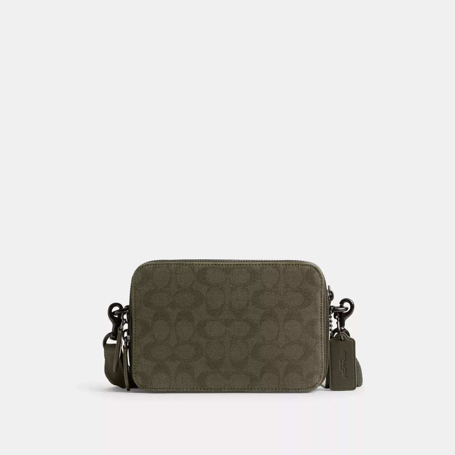 COACH Charter Crossbody 19 I Signatur Canvas Jacquard Army Green