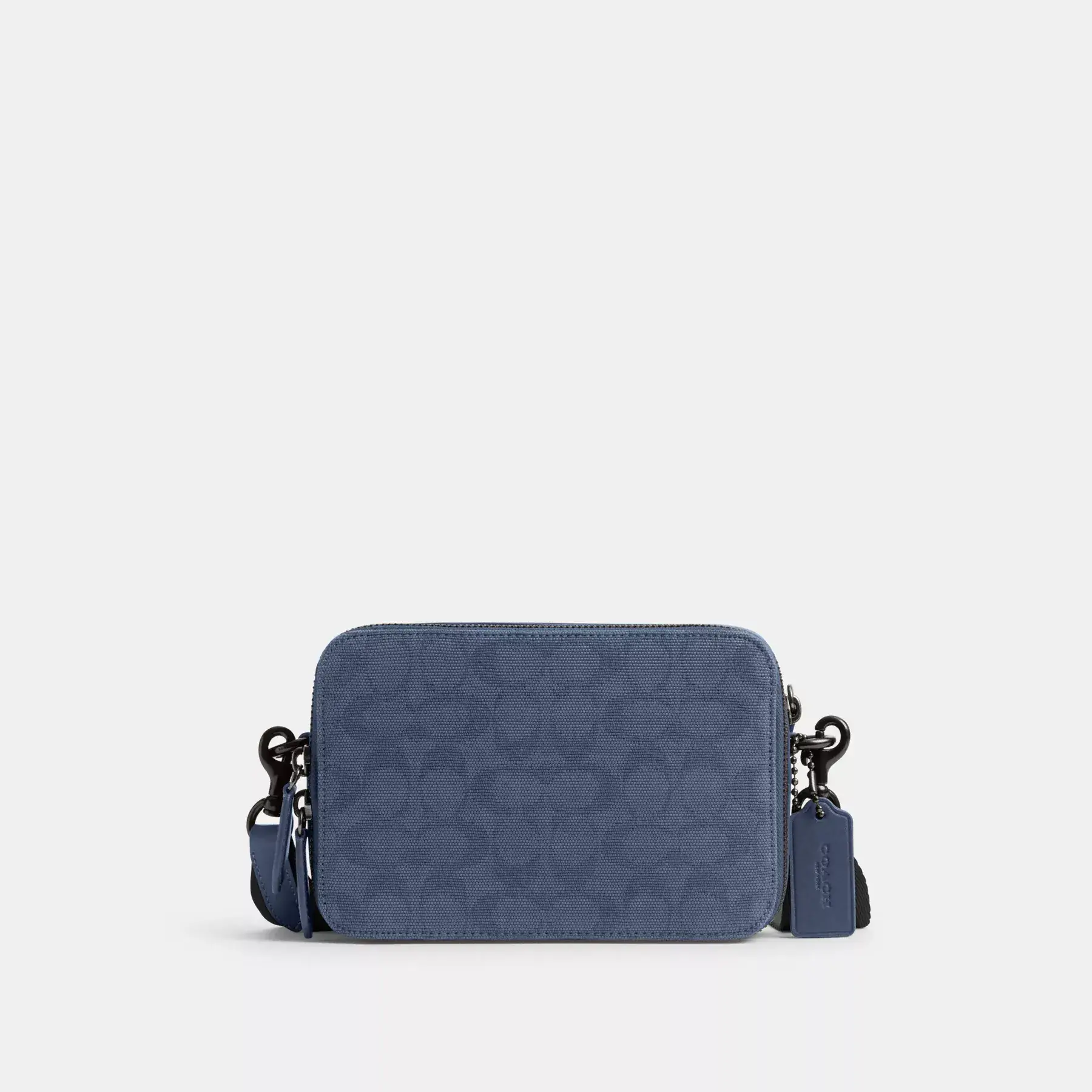 COACH Charter Crossbody 19 I Signatur Canvas Jacquard Tvättade Chambray
