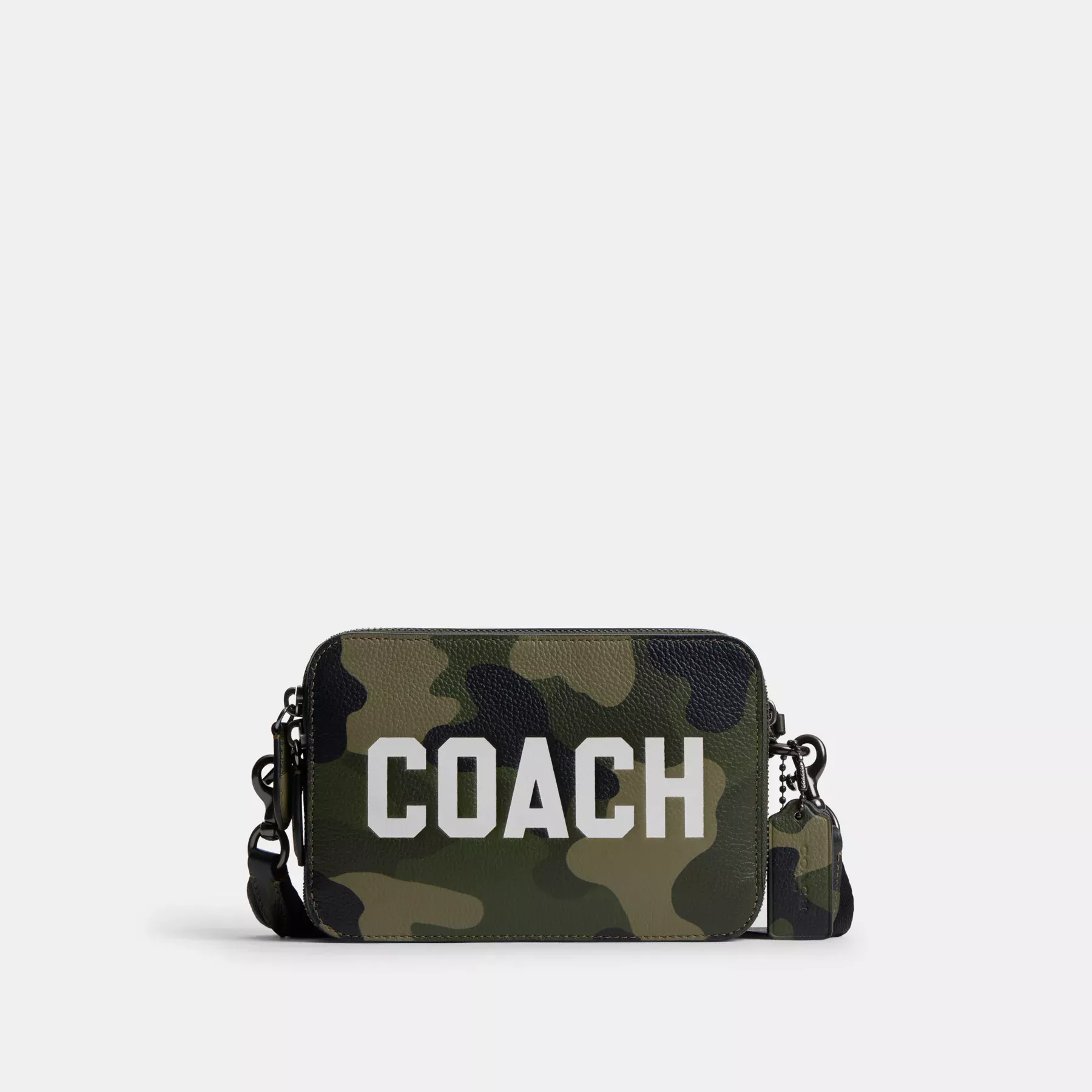 COACH Charter Crossbody 19 Med Camo-tryck och Coach-grafik Camo