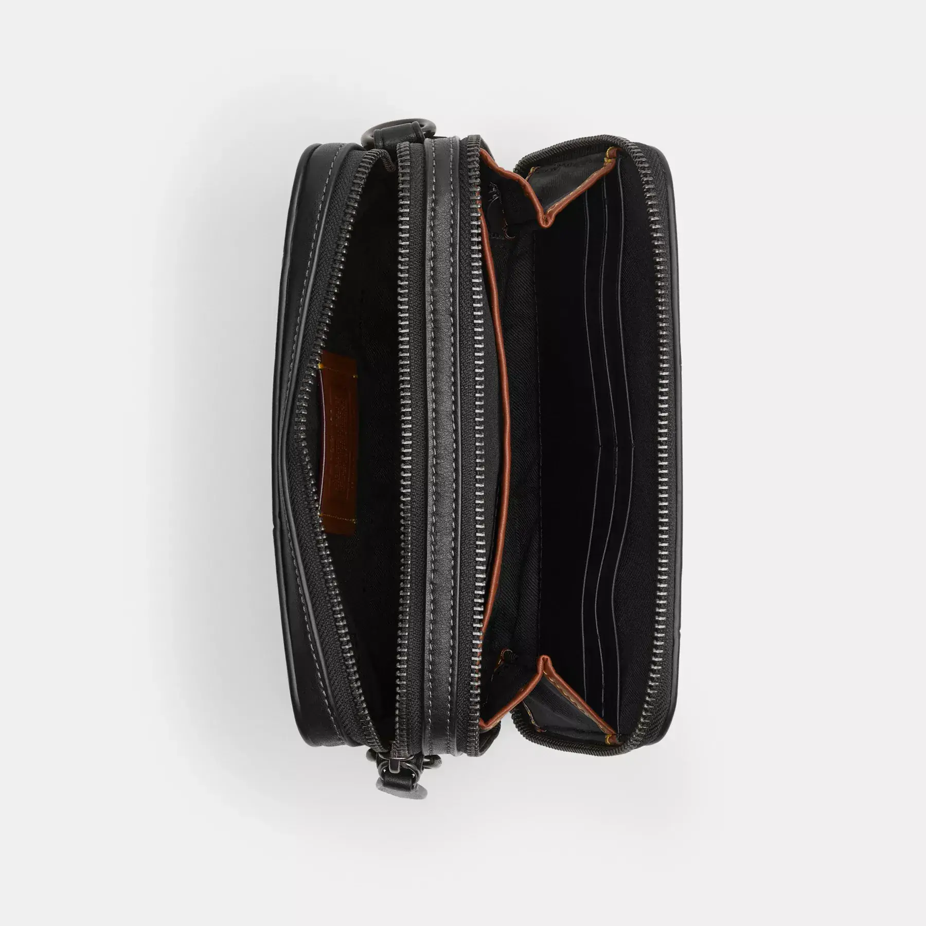 COACH Charter Crossbody 19 Med Patchwork Svart Multi COACH Charter Crossbody 19 Med Patchwork Svart Multi