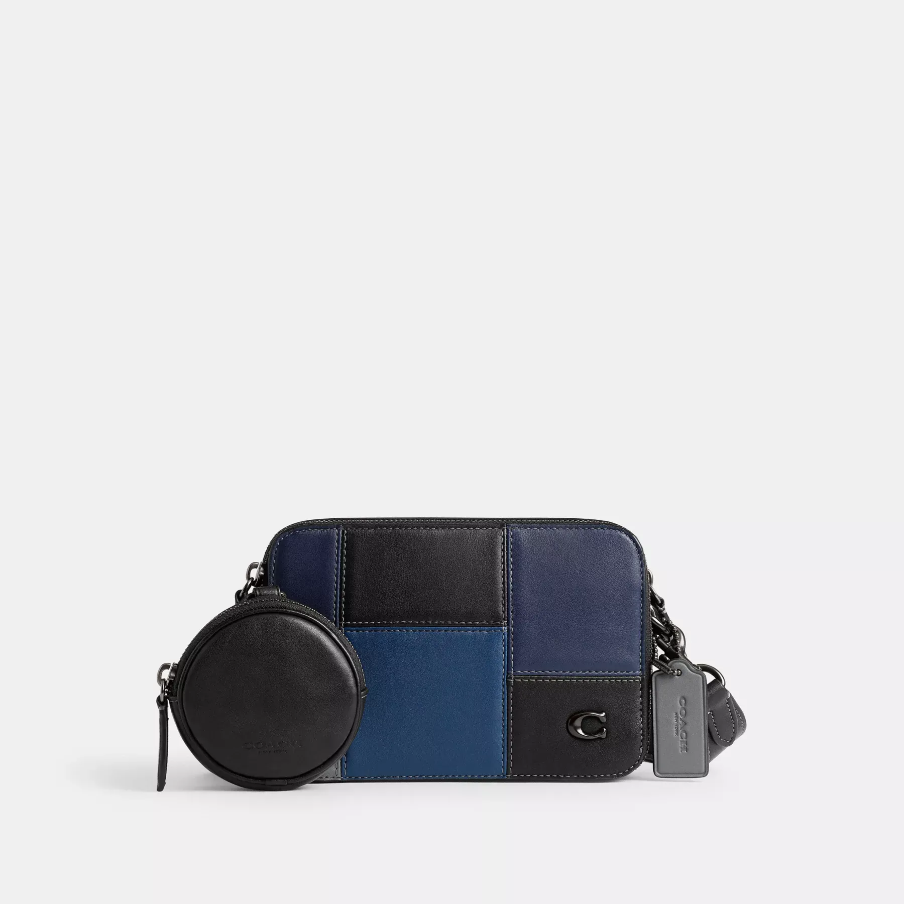COACH Charter Crossbody 19 Med Patchwork Svart Multi