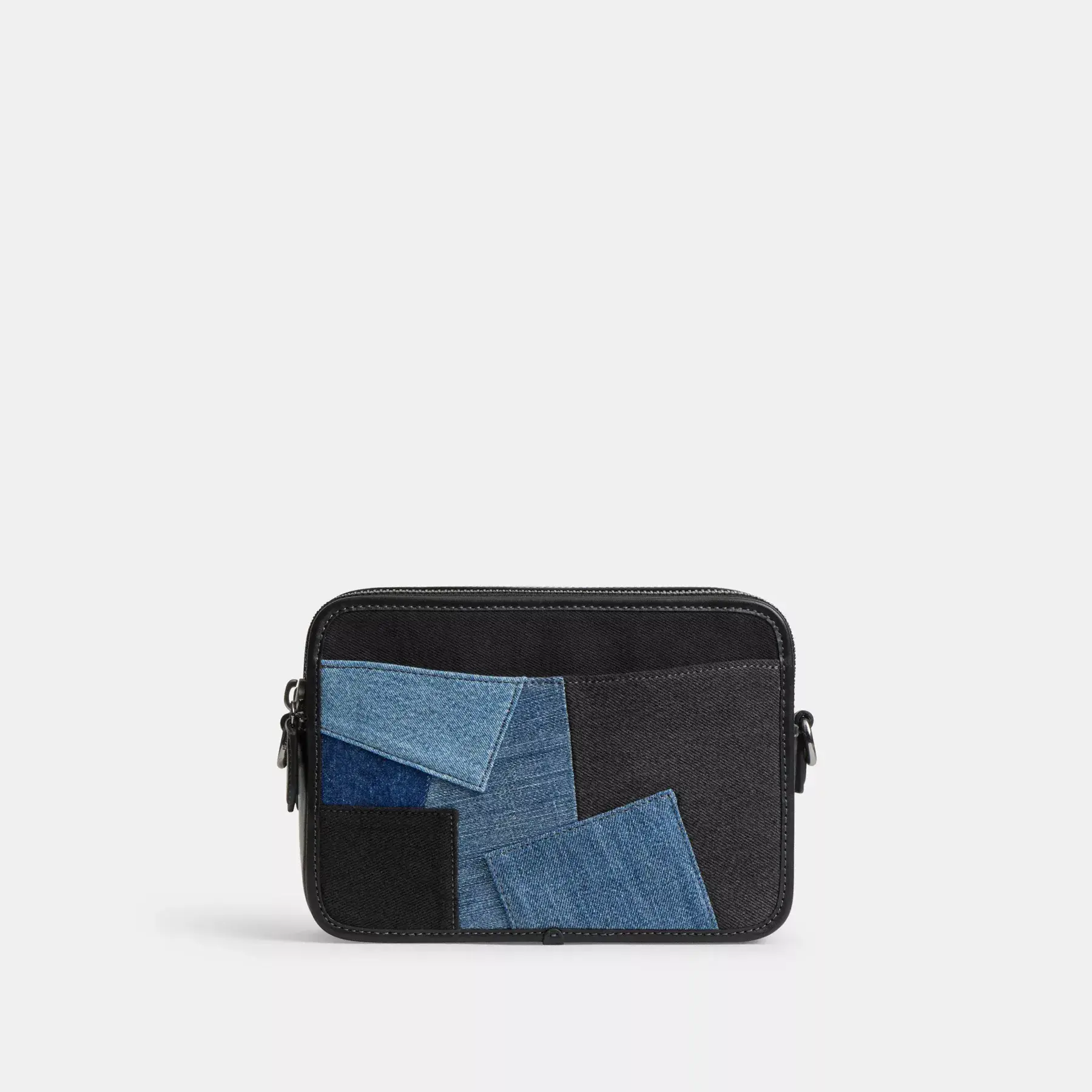 COACH Charter Crossbody Bag 24 Med Patchwork Denim Multi COACH Charter Crossbody Bag 24 Med Patchwork Denim Multi