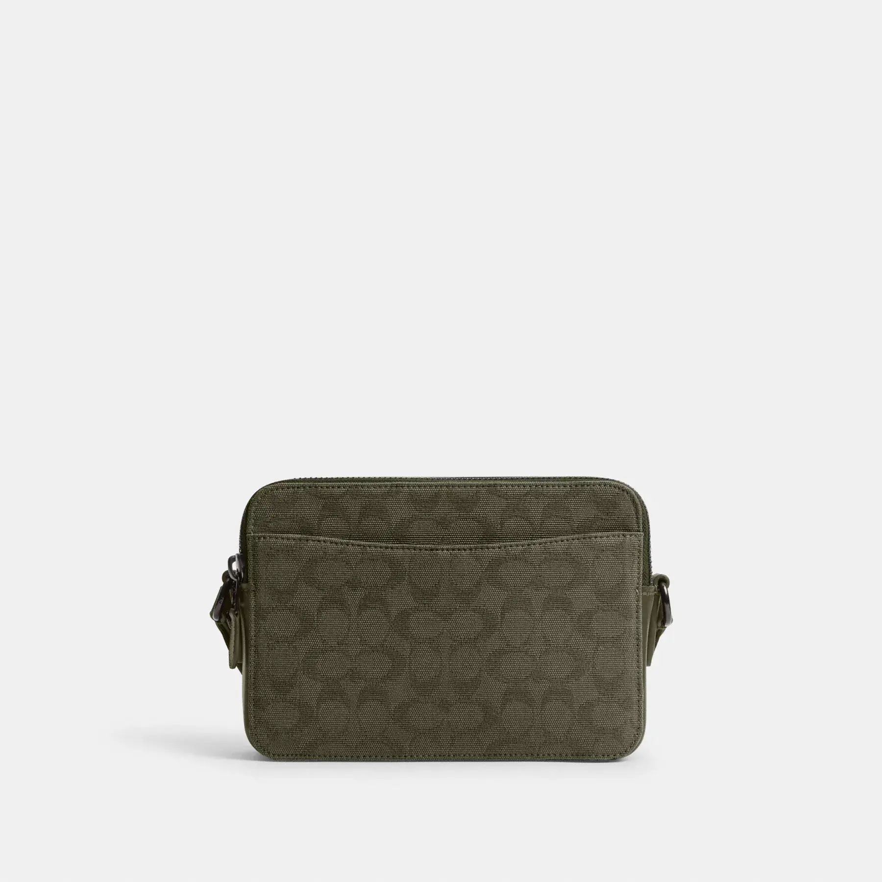 COACH Charter Crossbody Bag 24 i signatur canvas jacquard Army Green COACH Charter Crossbody Bag 24 i signatur canvas jacquard Army Green