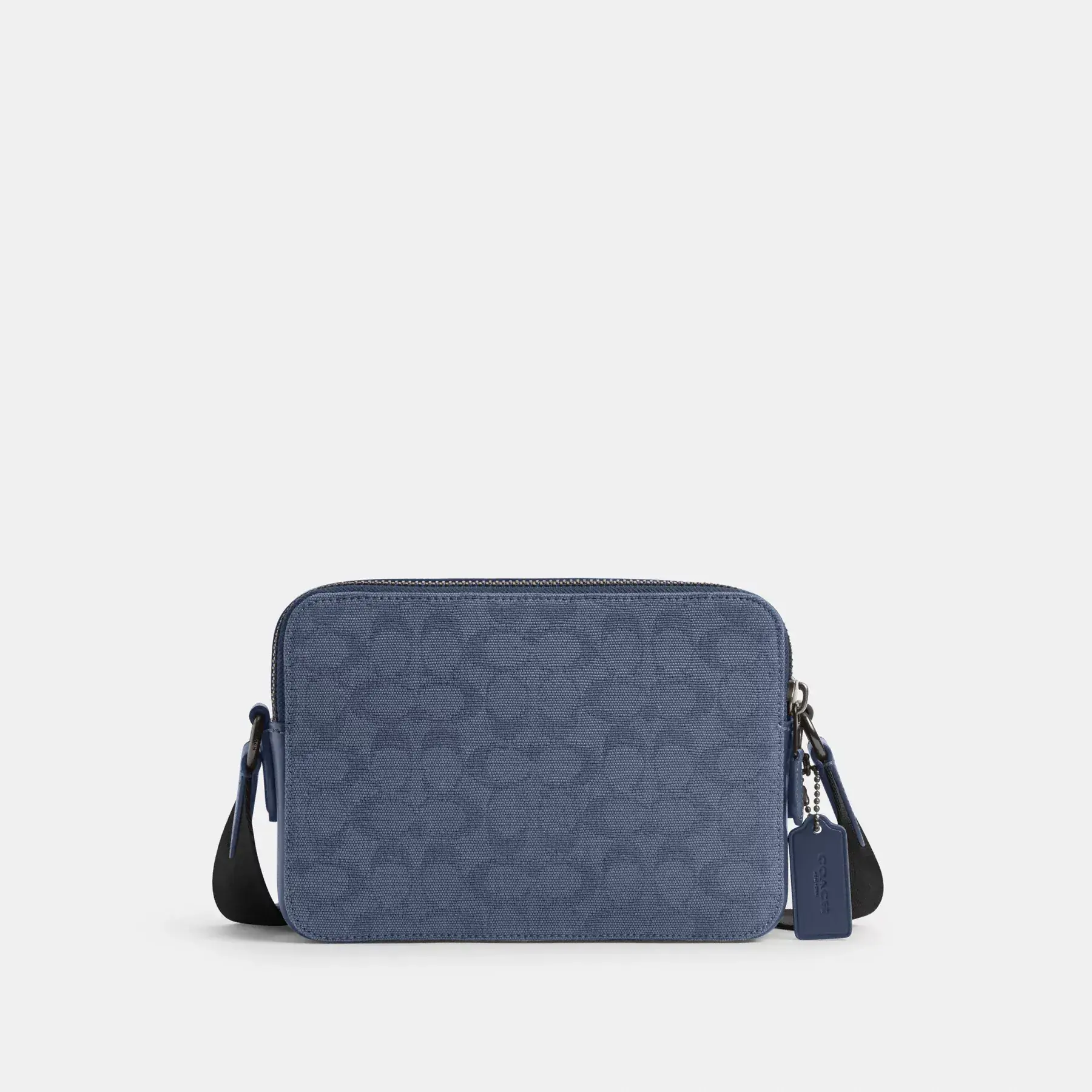 COACH Charter Crossbody Bag 24 i signatur canvas jacquard Tvättade Chambray