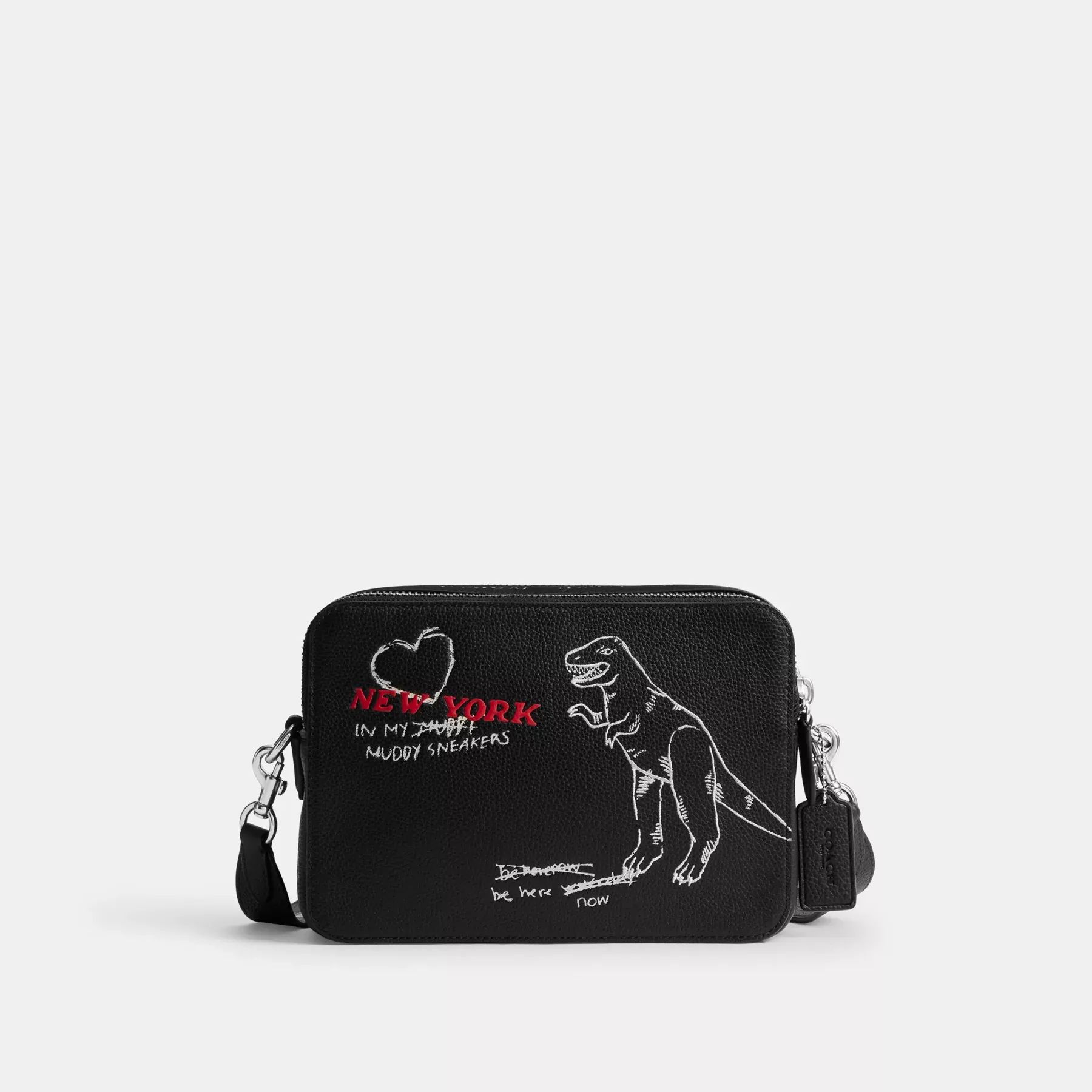 COACH Charter Crossbody Bag 24 med skisstryck Svart Multi