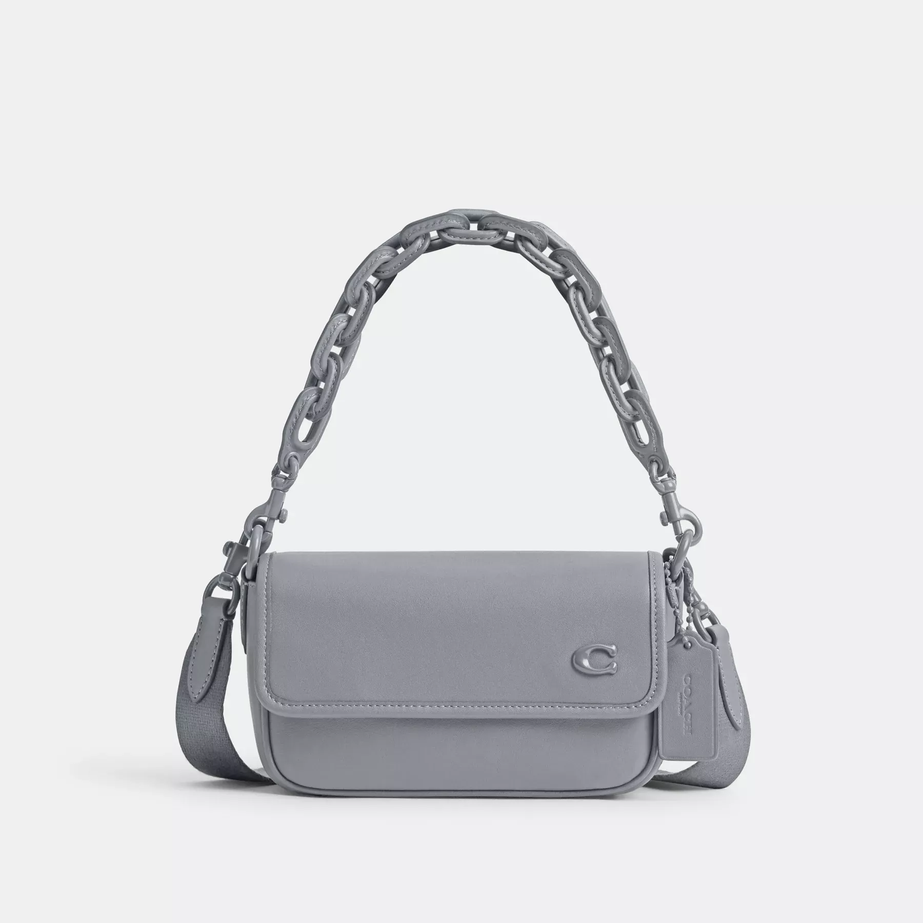 COACH Charter Flap Crossbody 18 Grå Blå