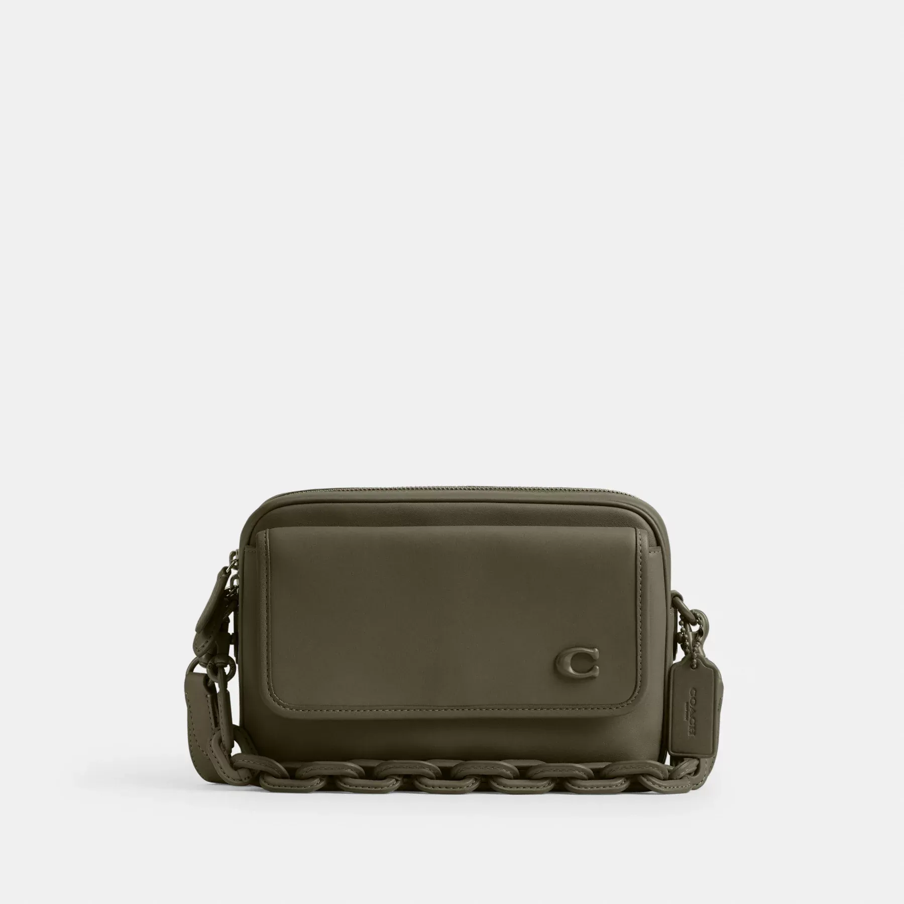 COACH Charter Flap Crossbody 24 Army Green COACH Charter Flap Crossbody 24 Army Green