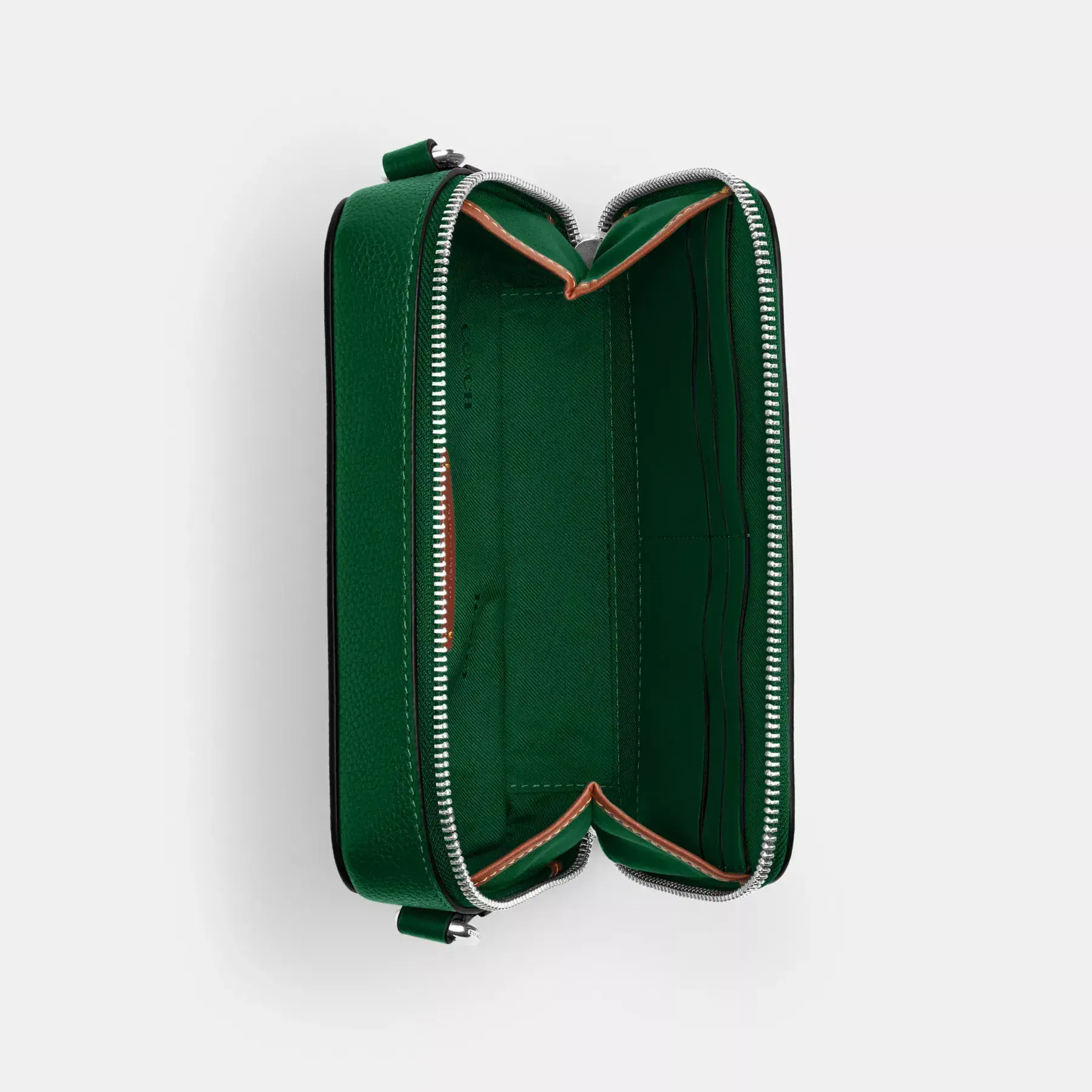 COACH Charter Slim Crossbody Med Coach Grafik Murgröna COACH Charter Slim Crossbody Med Coach Grafik Murgröna