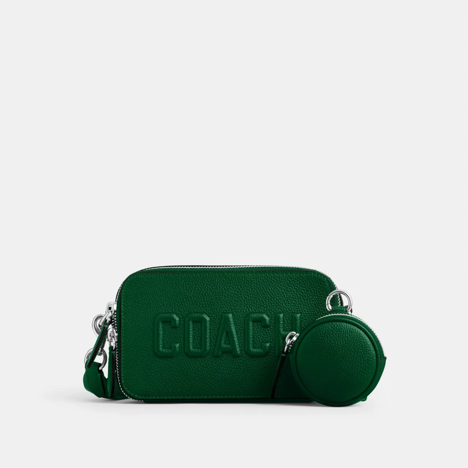 COACH Charter Slim Crossbody Med Coach Grafik Murgröna