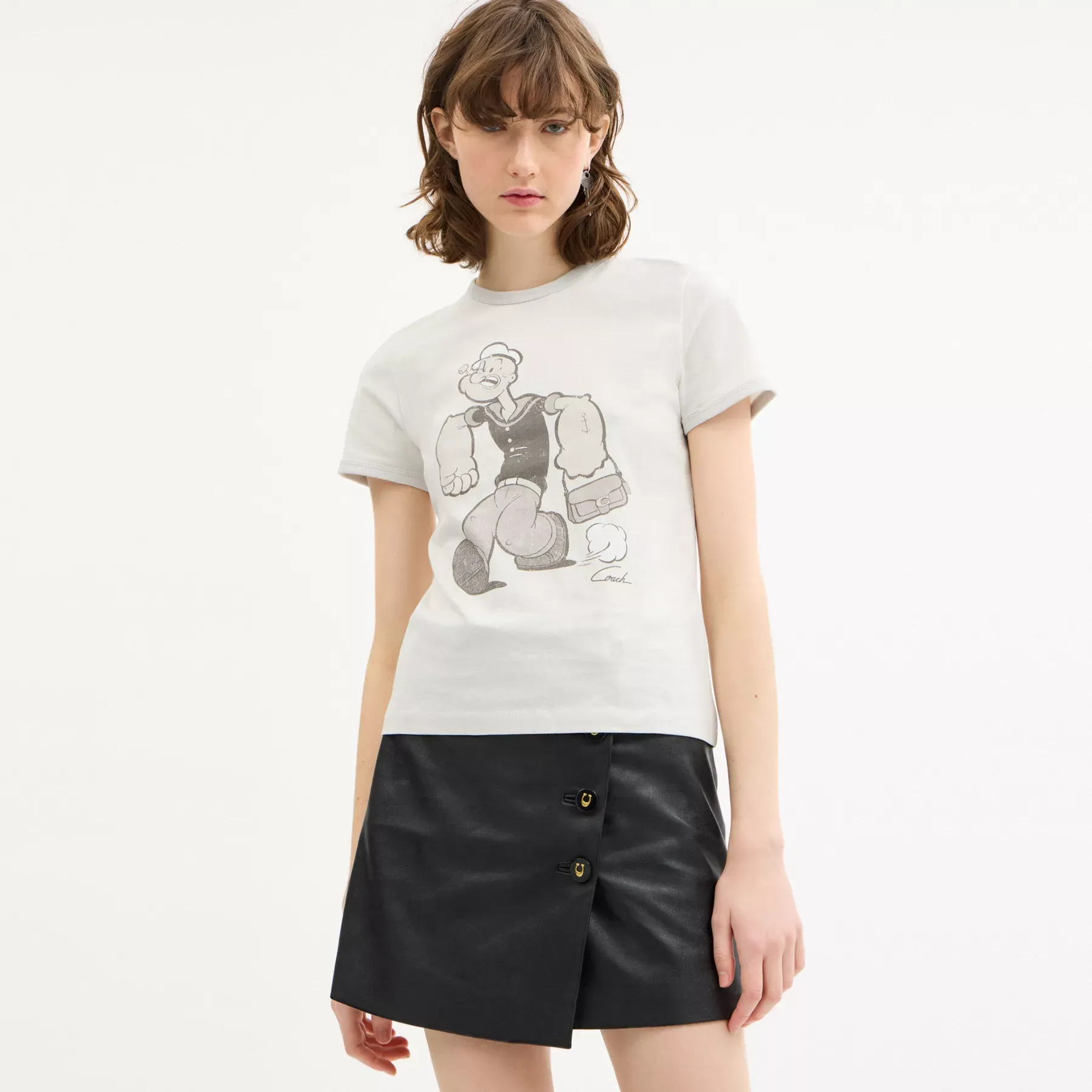 COACH Coach X Popeye Ringer T-shirt Grå