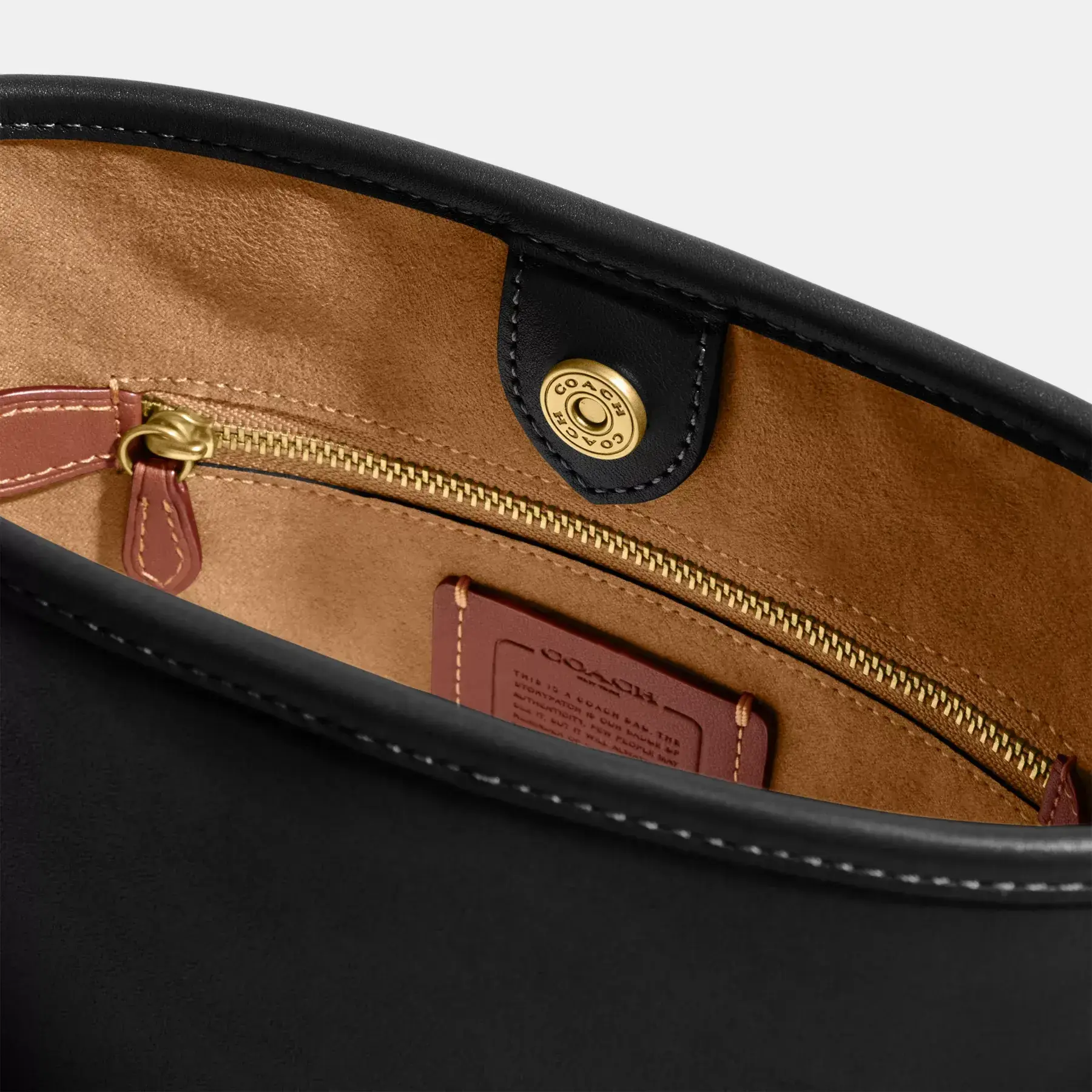 COACH Dakota Bucket Bag 16 Svart COACH Dakota Bucket Bag 16 Svart